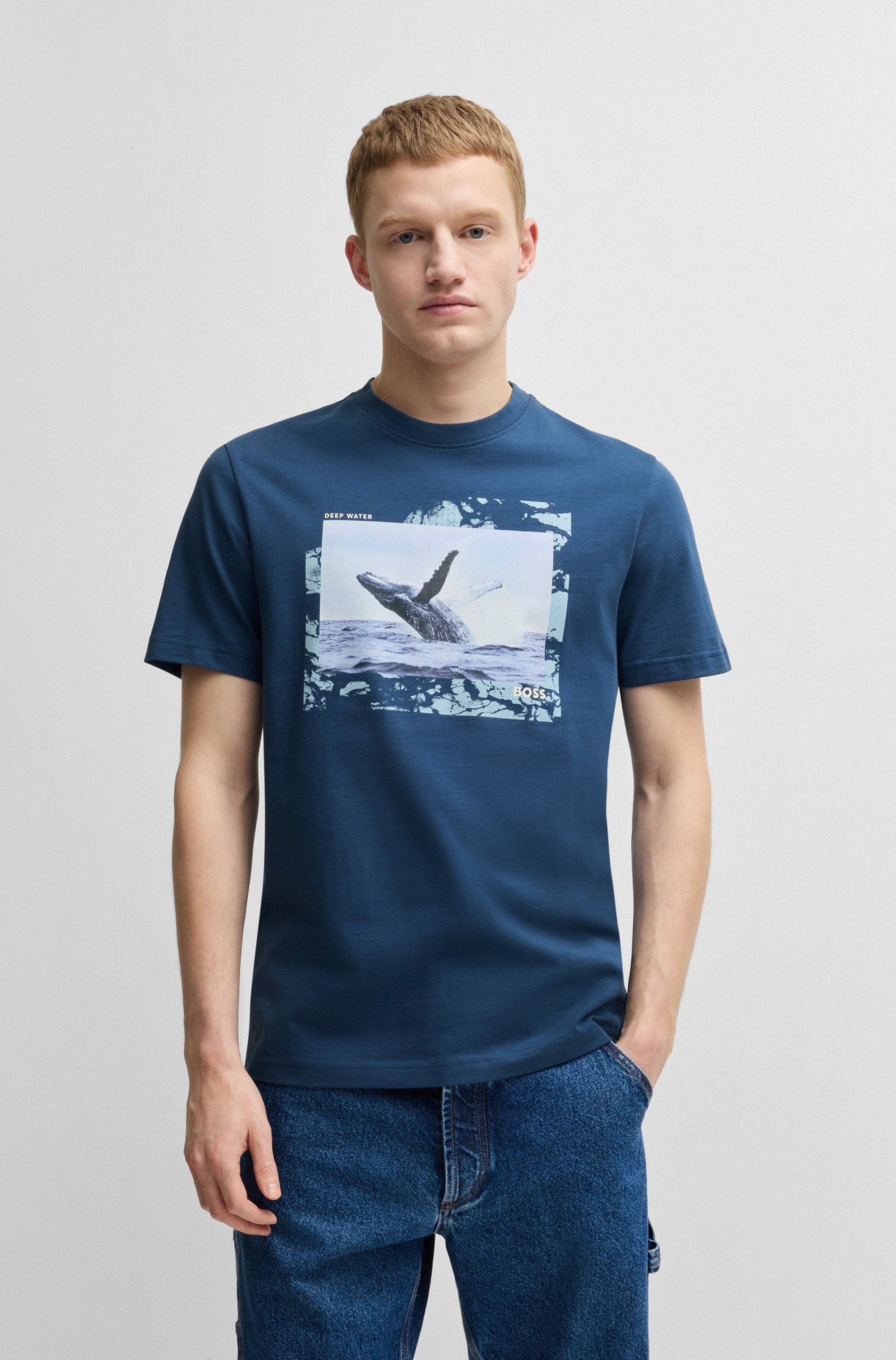 BOSS ORANGE T-Shirt Te Dunetrace mit günstig online kaufen