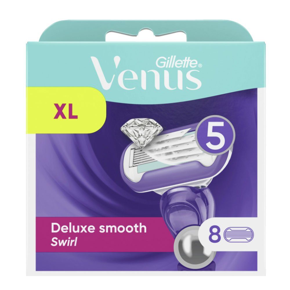 Gillette Venus Rasierklingen Deluxe Smooth Swirl, 8-tlg., 8er Pack