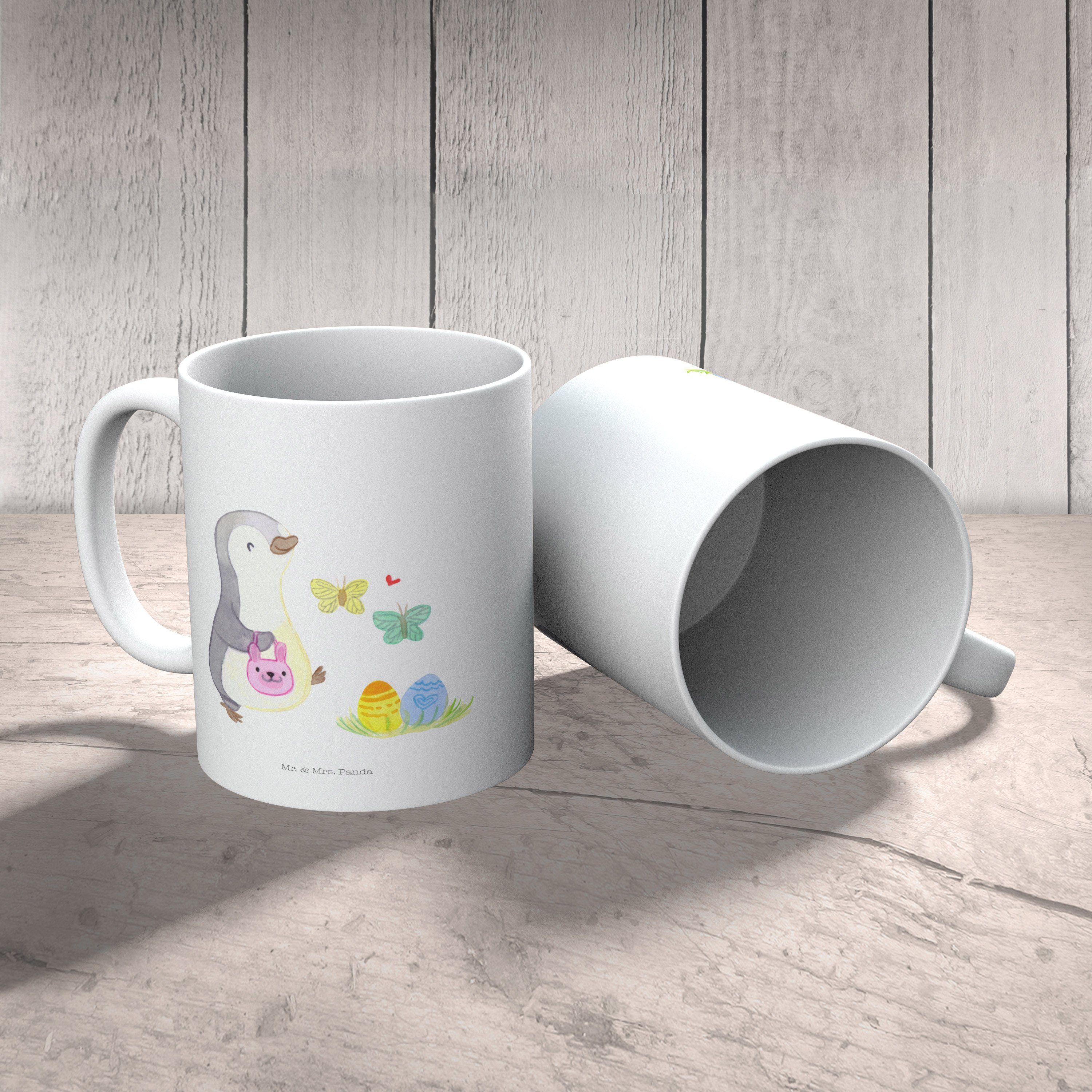 Mr. & Mrs. Pinguin Keramik Tasse, Weiß Geschenk, Tasse Panda - Geschenk - Geschenk, Ostern, Eiersuche