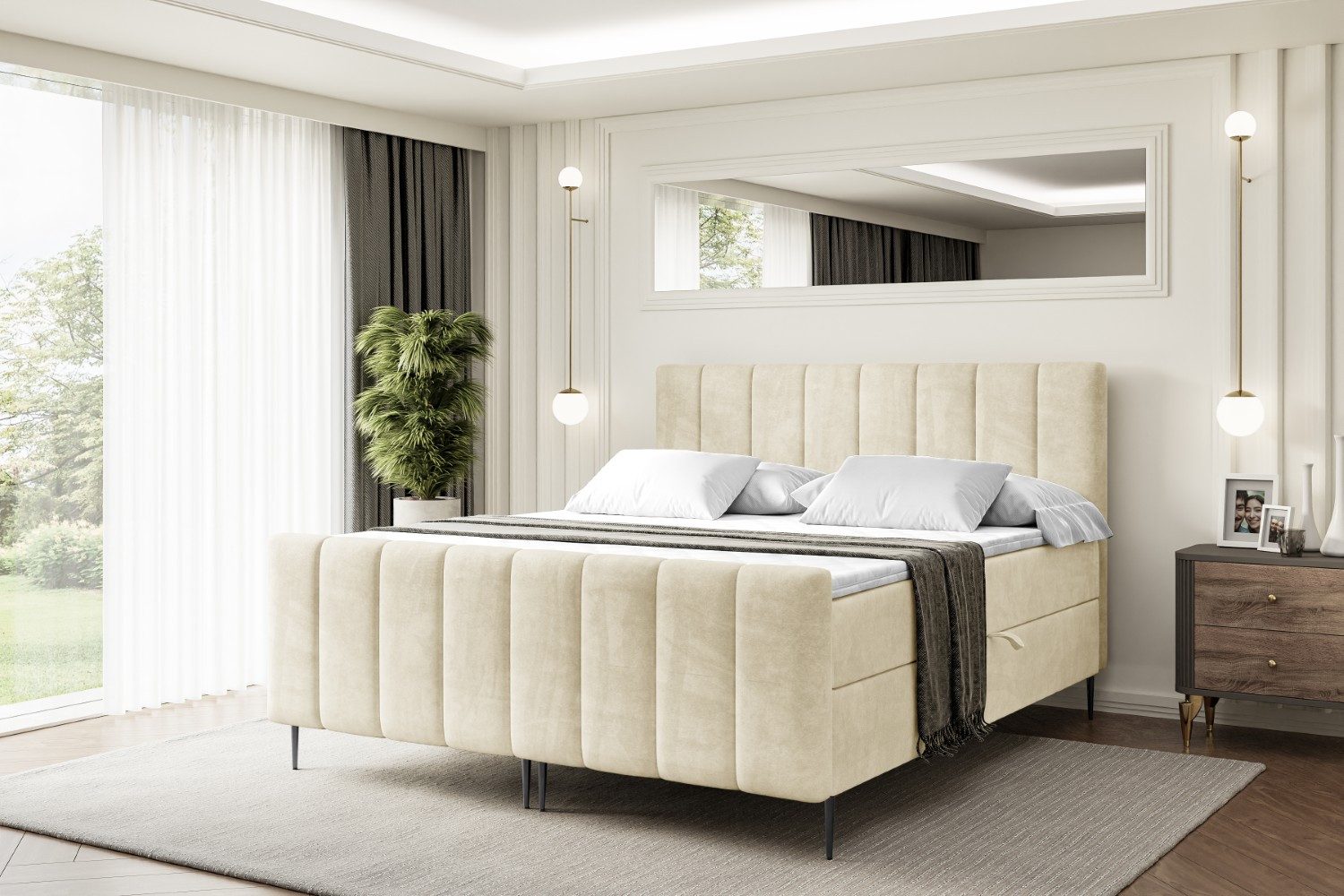 ALTDECOR Boxbett OTTA-F-Z (Multipocket-Matratze H4, H3 günstig online kaufen