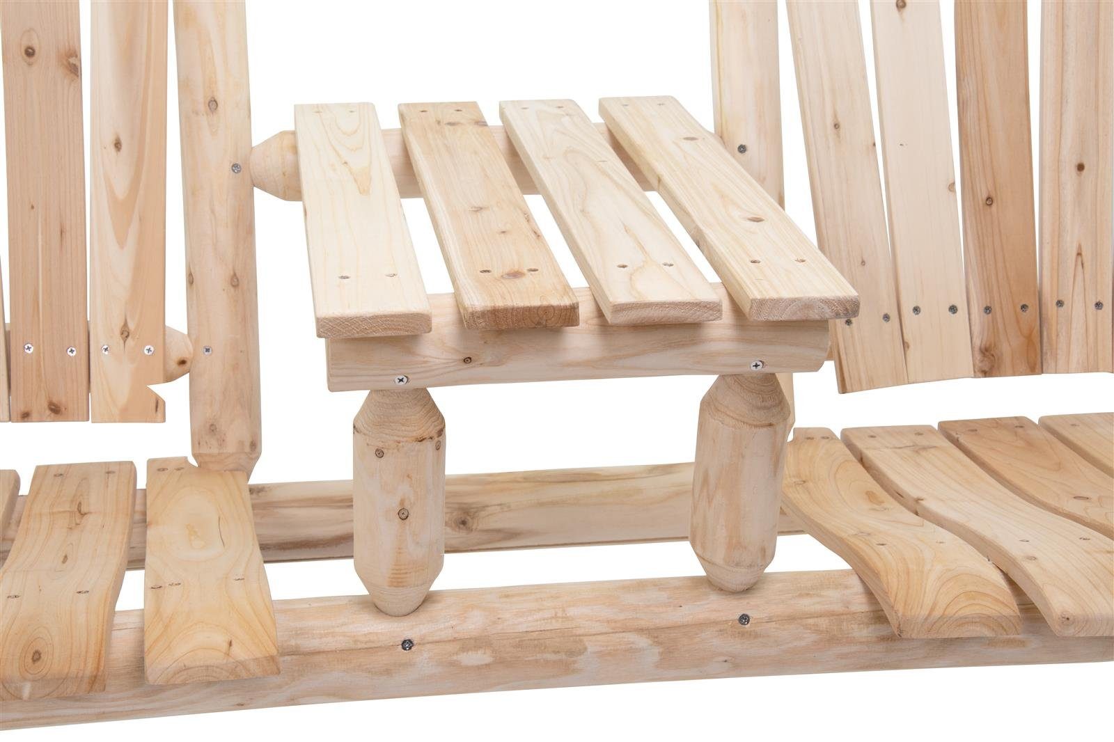 bellavista - Tisch, Gartensessel integriertem 153x85x101cm Holzbank Timber, mit Home&Garden® bellavista