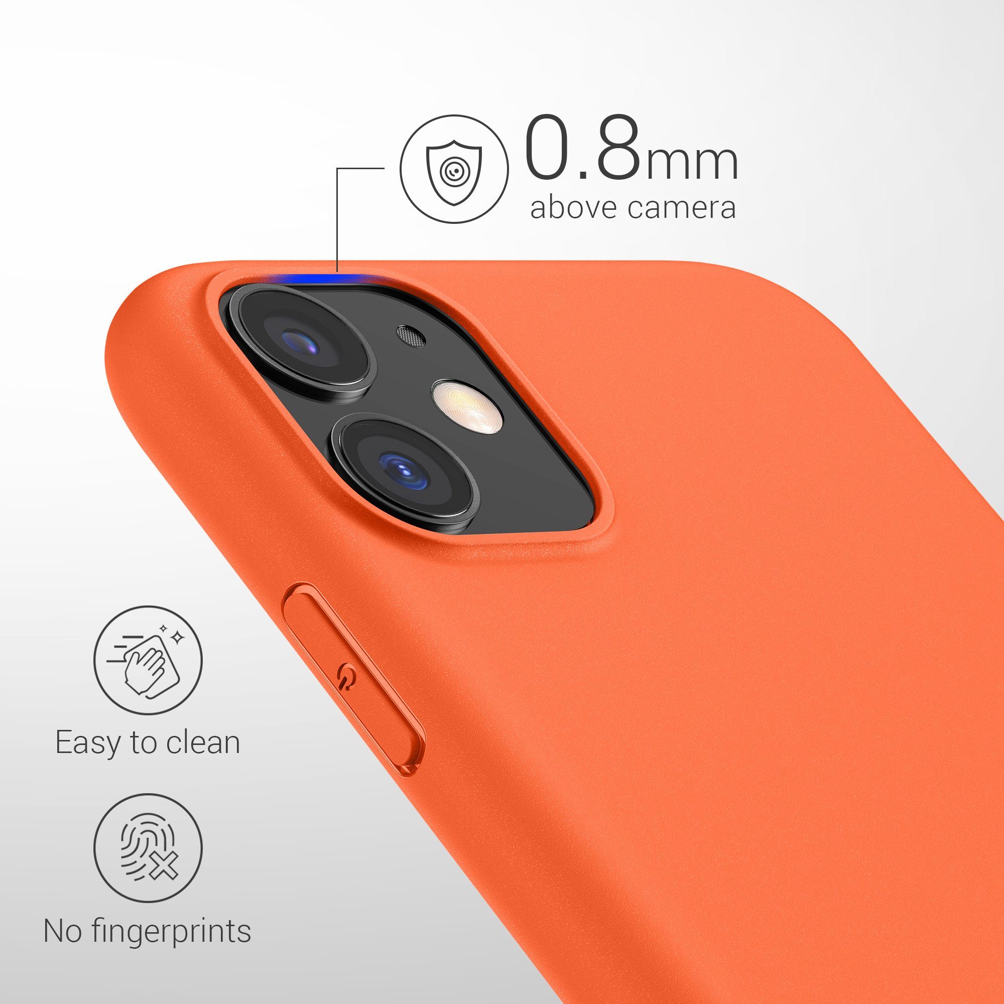 kwmobile Handyhülle Hülle für Apple iPhone 11, Hülle Silikon - Soft Handyhülle - Handy Case Cover