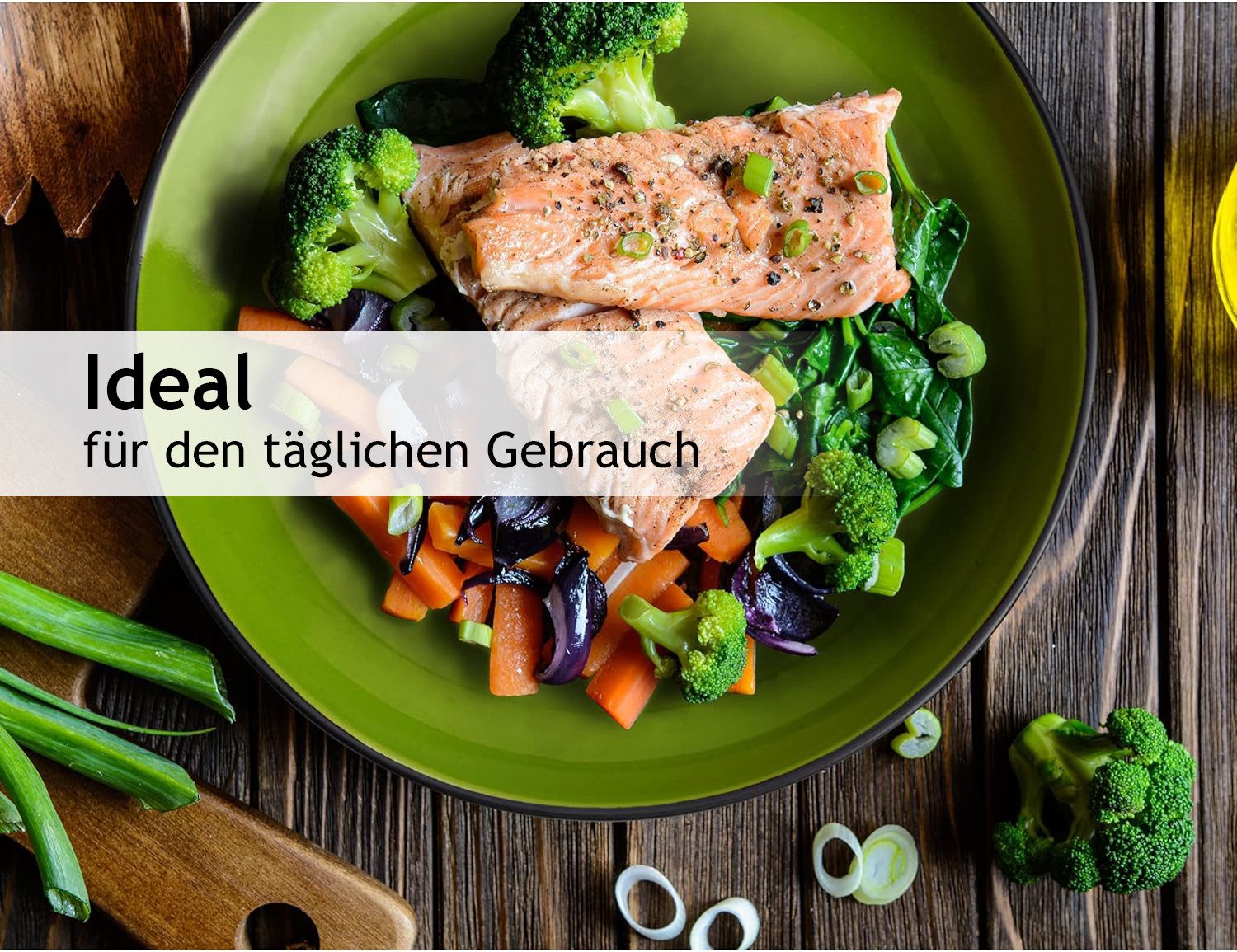 MiaMio Tafelservice Le Papillon Kombiservice, grün (24-tlg), 6 Personen, Keramik, 24 Teile, für 6 Personen