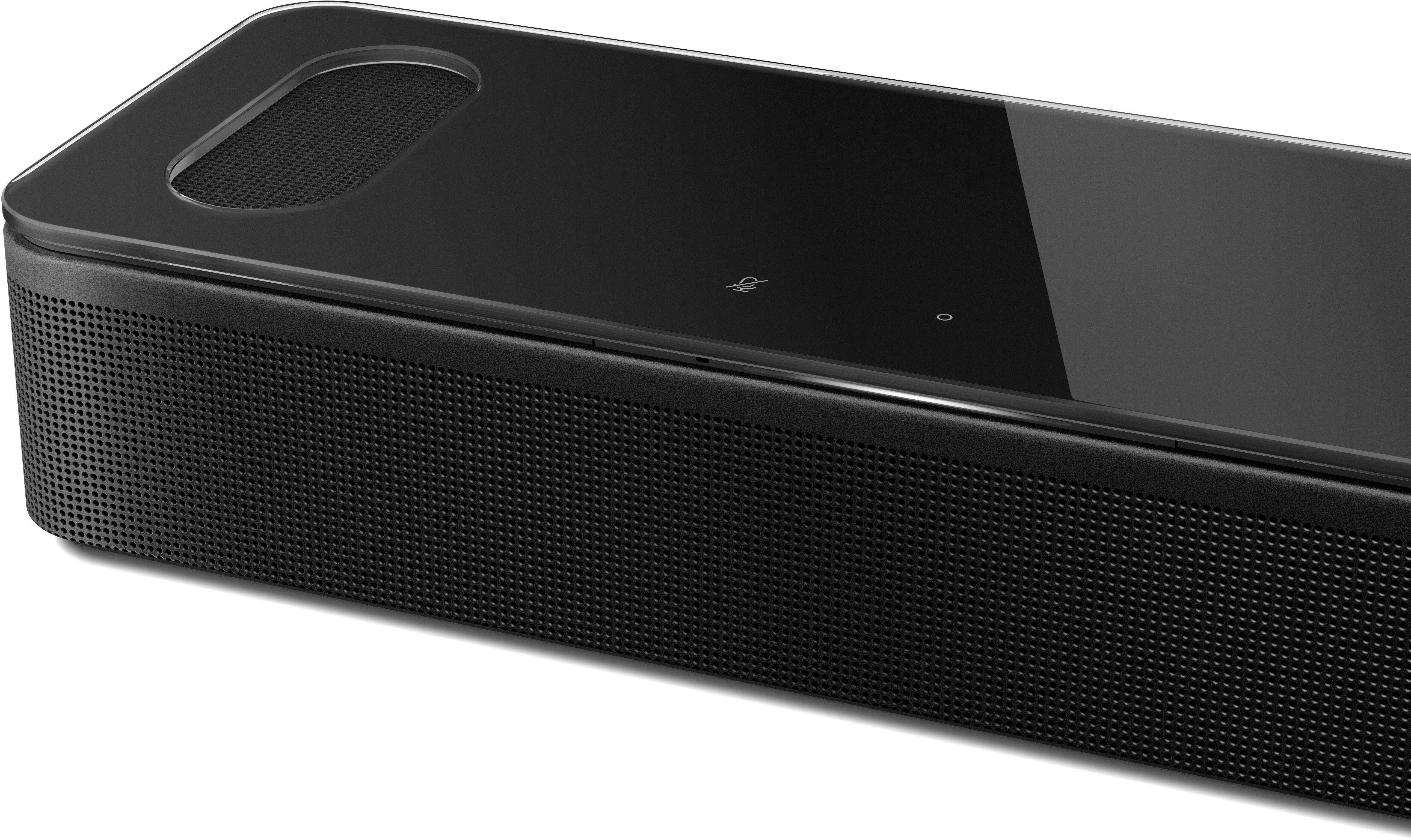 Bose Smart Soundbar 900 mit (Bluetooth, Assistant) Soundbar schwarz Amazon Alexa und LAN (Ethernet), Google