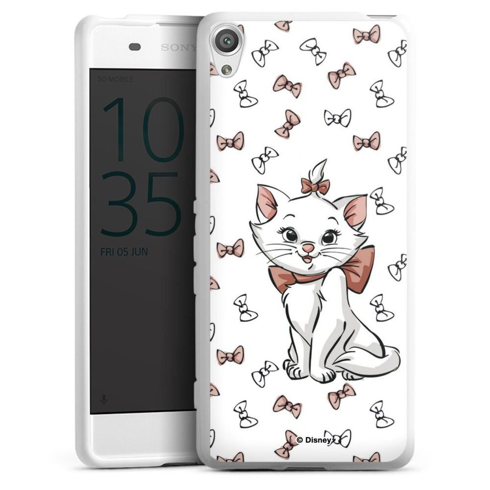 DeinDesign Handyhülle Aristocats Marie Disney Katze Marie Shy, Sony Xperia XA Silikon Hülle Bumper Case Handy Schutzhülle