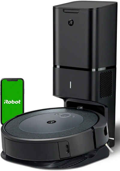 iRobot Saugroboter Roomba i5+ (i5654), mit Beutel, Einzelraumkartierung, App-/Sprachsteuerung, Autom. Absaugsatation