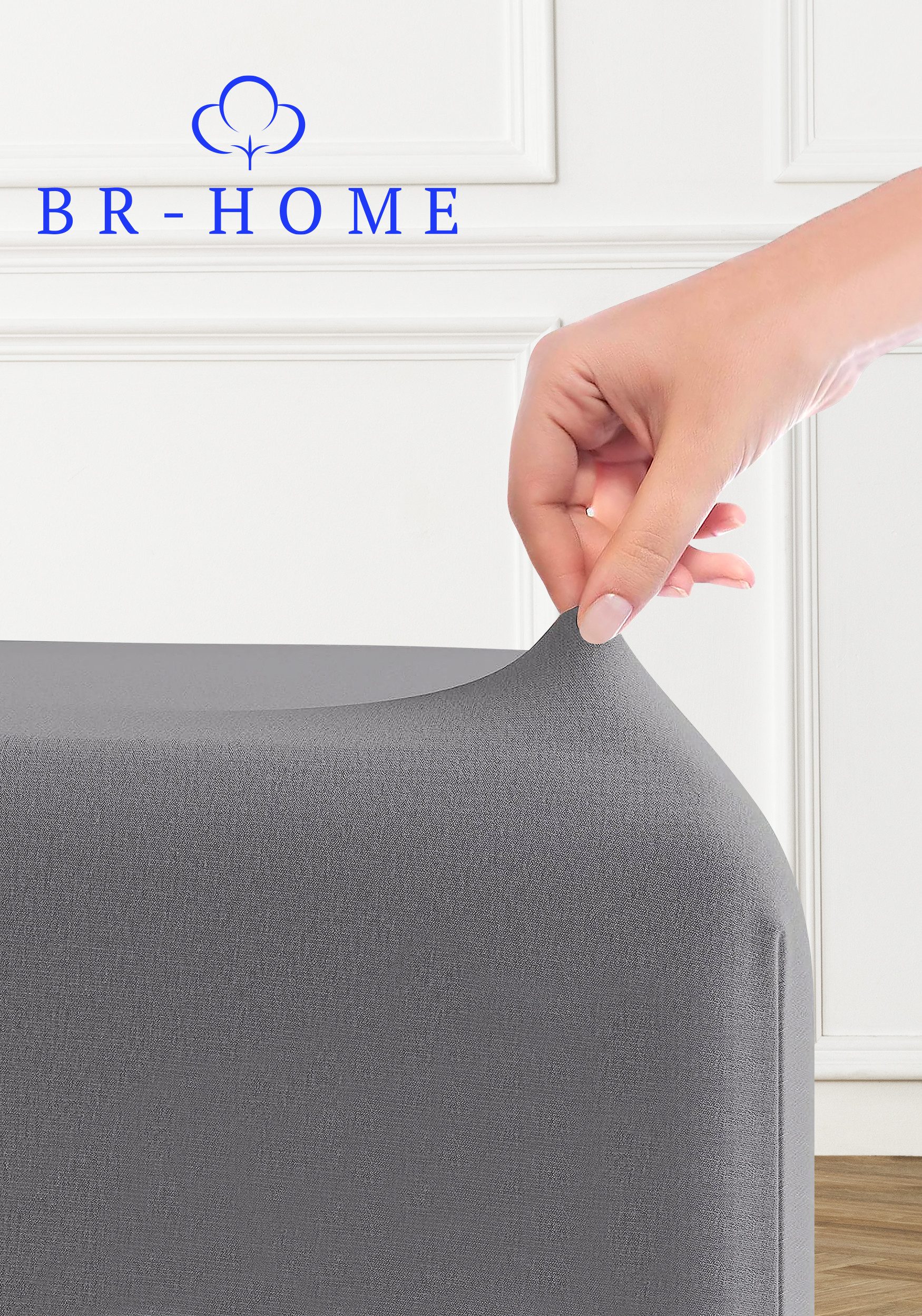 BR-Home Spannbettlaken bis zu 25cm, 100% günstig online kaufen
