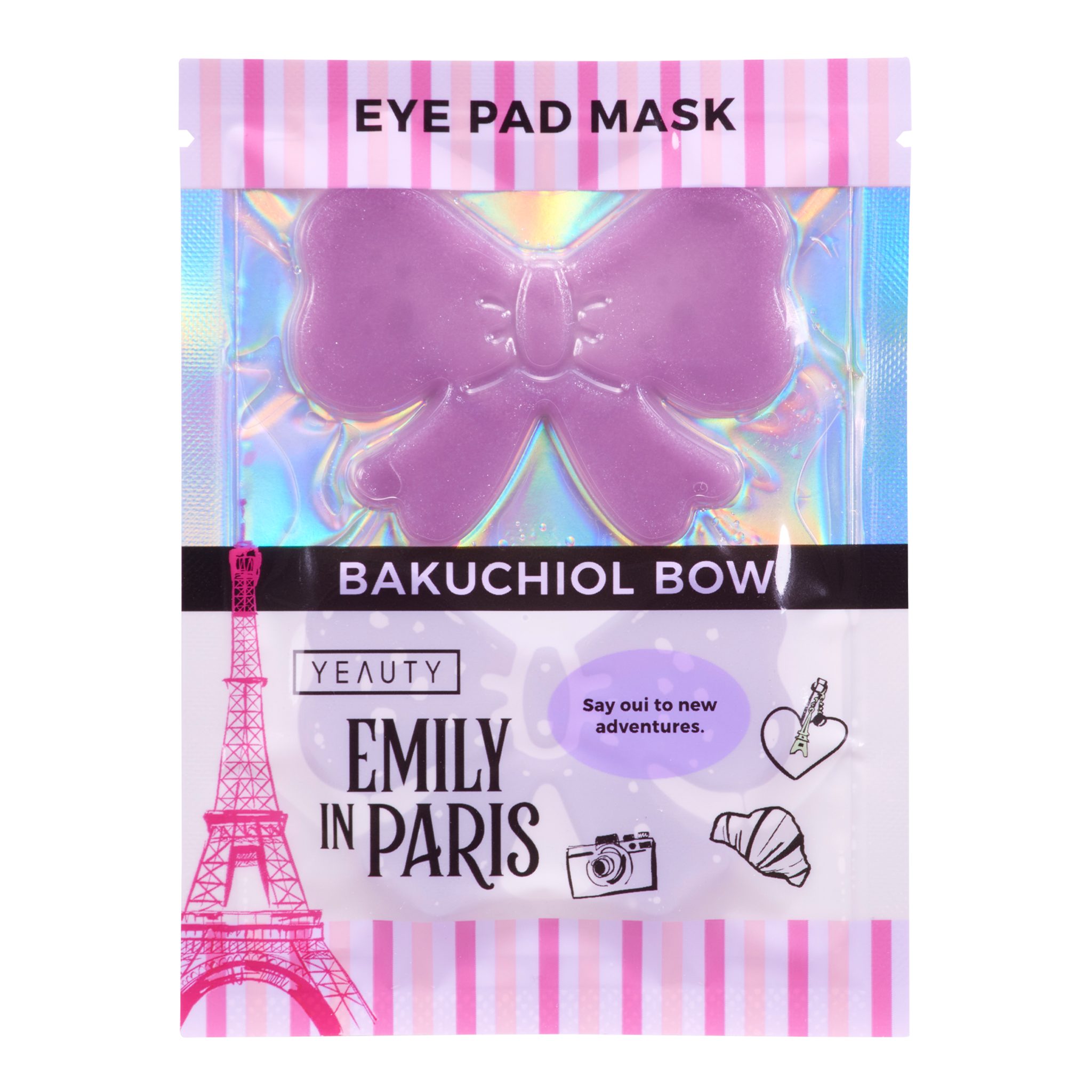 Yeauty Augenpads YEAUTY Emily in Paris Eye Pad Mask Bakuchiol Bow-1 Paar