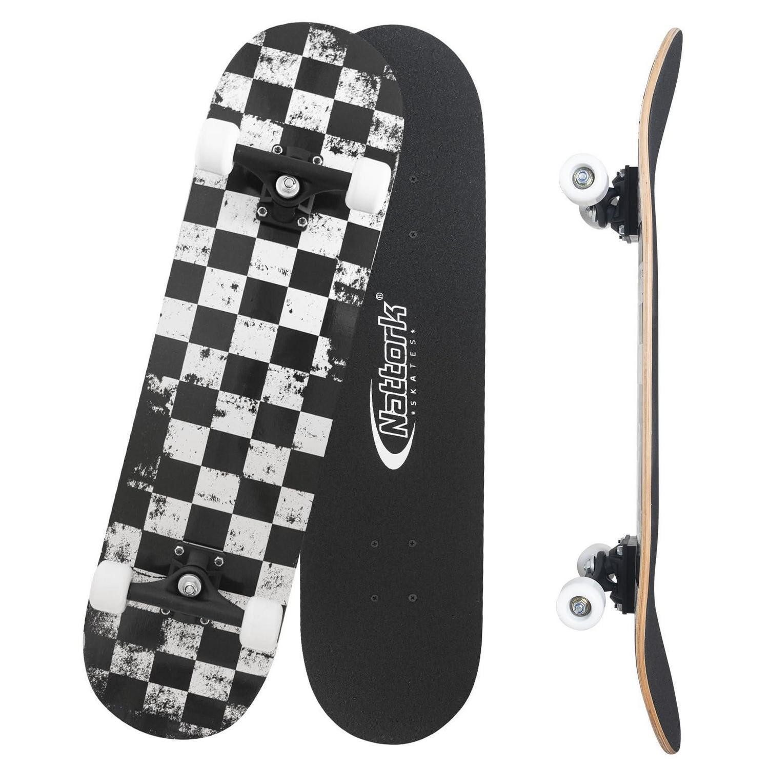 LuxusKollektion Skateboard Skateboard 31 Zoll Checkerboard (1-St)