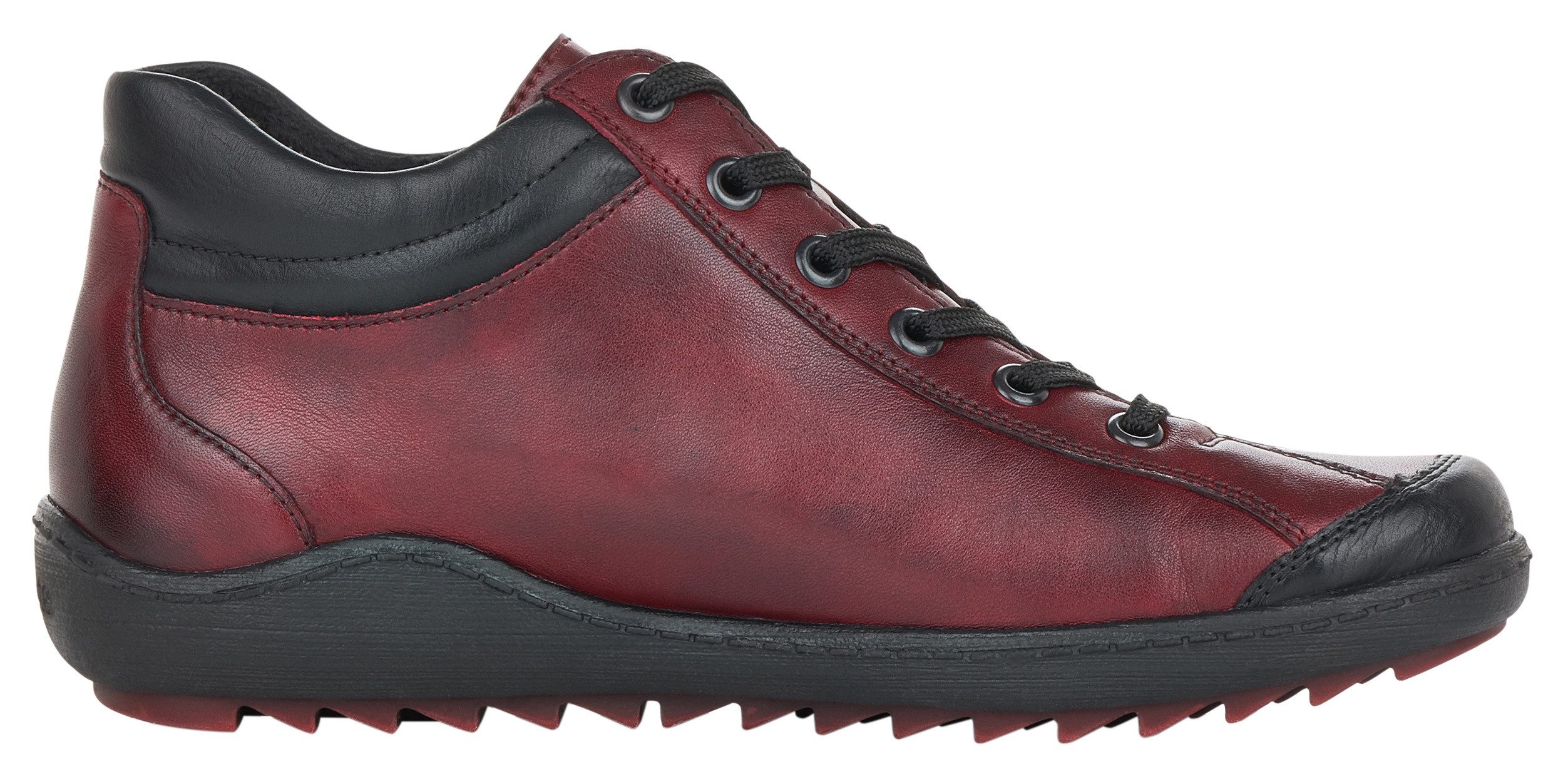 Remonte Schnürboots, Flats, Komfortschuh, Boots mit seitlichem Reißverschluss