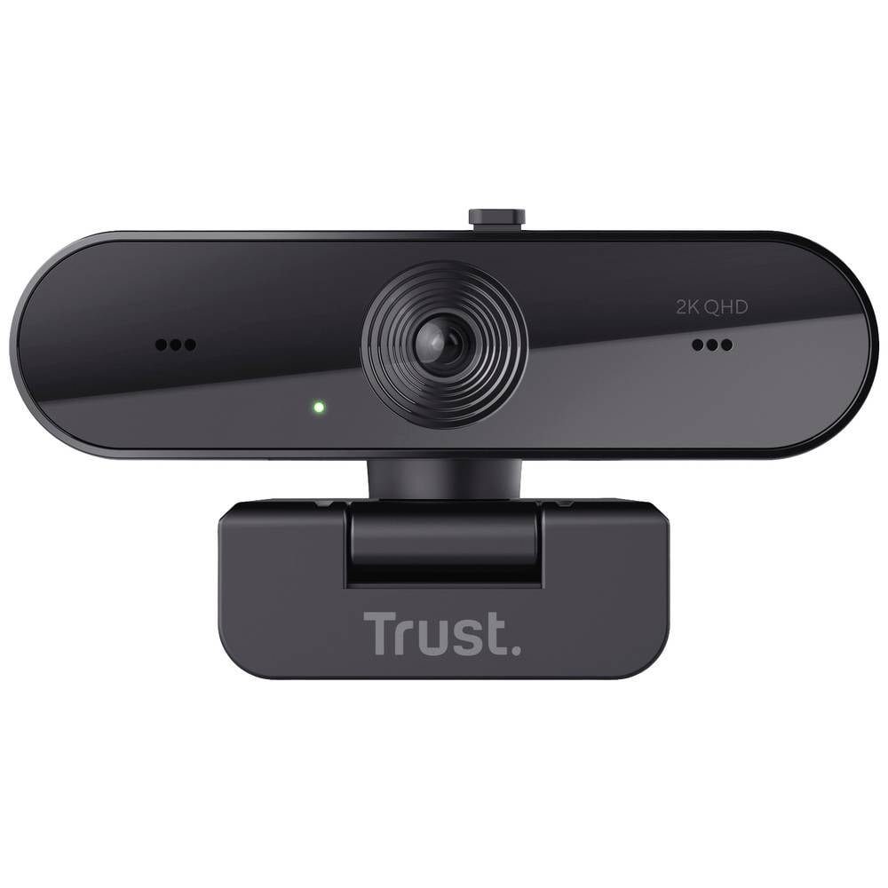 Trust QHD-Webcam TW-250 Klemm-Halterung) Webcam (Standfuß