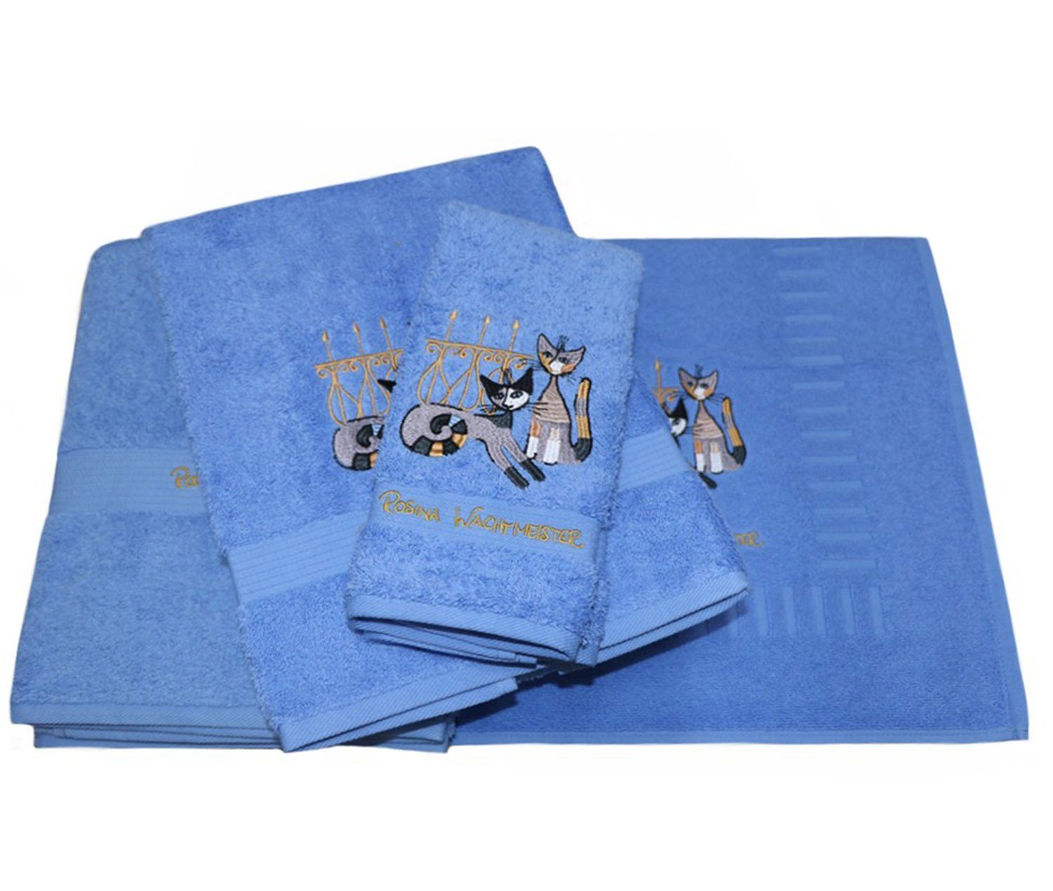 Rosina Wachtmeister Badematte Vita Familiare, strapazierfähig, Baumwolle, Rechteckig, Badematte Walkfrottier 100% Baumwolle Größe: 50x70cm