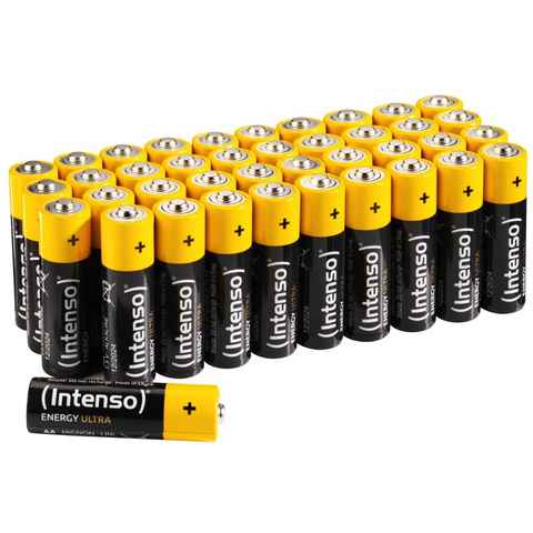Intenso 40 Energy Ultra AA / Mignon Alkaline Batterien im 40er Karton Batterie