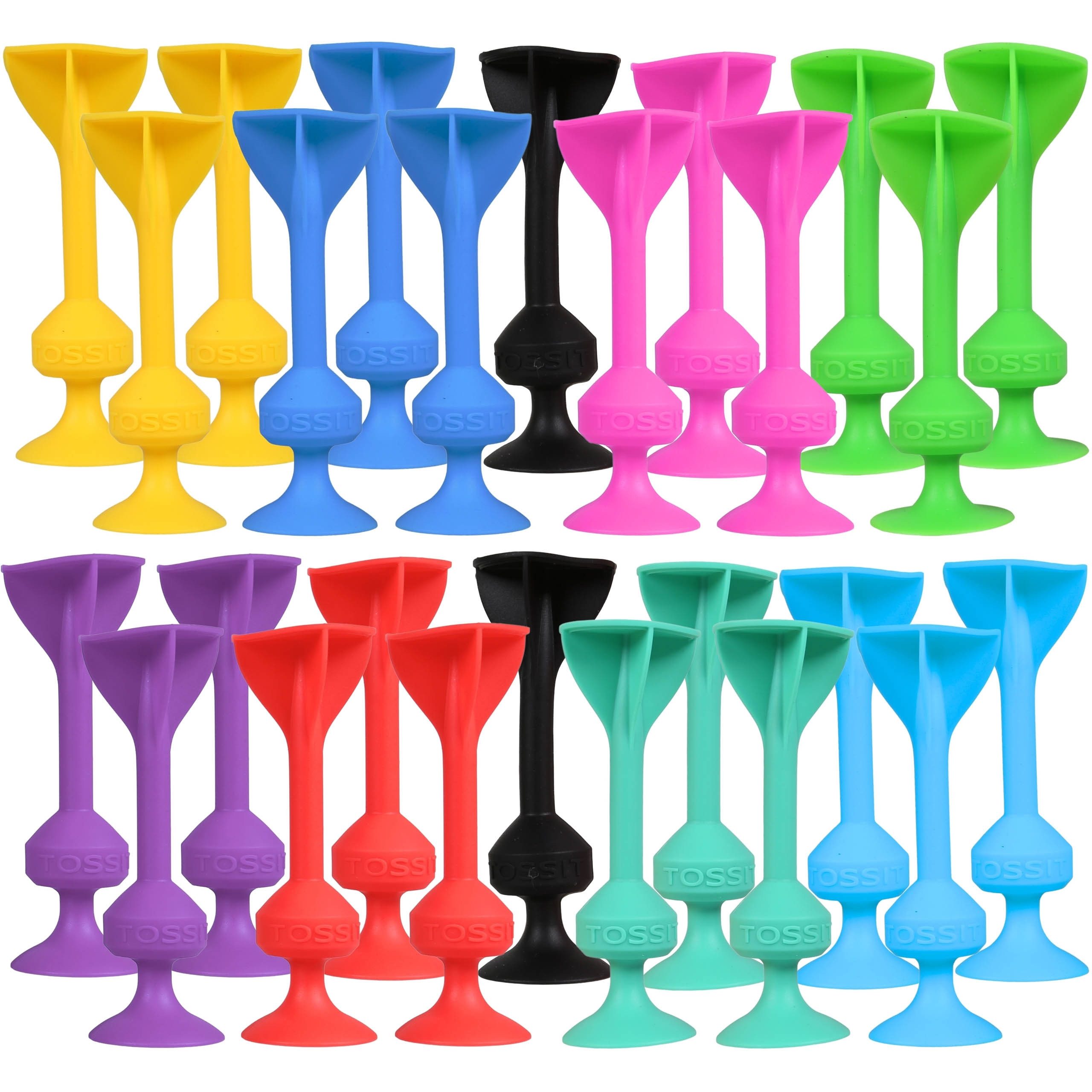 Sarcia.eu Spielesammlung TOSSIT Party-Set – Dartspiel mit Silikon-Saugnäpfen, 26 Wurfpfeile