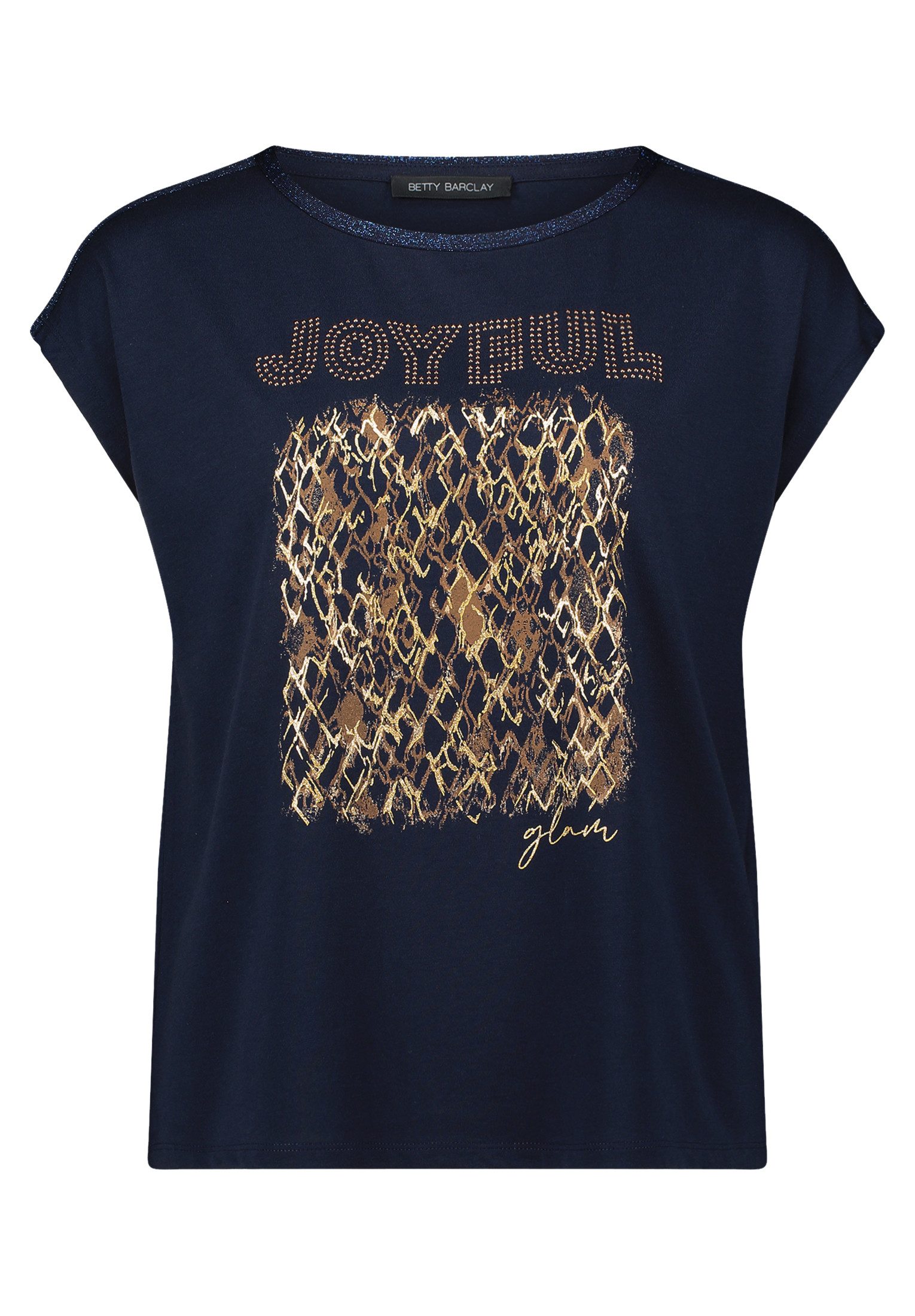 Betty Barclay Kurzarmshirt Damen Blusenshirt mit U-Boot-Ausschnitt (1-tlg) günstig online kaufen