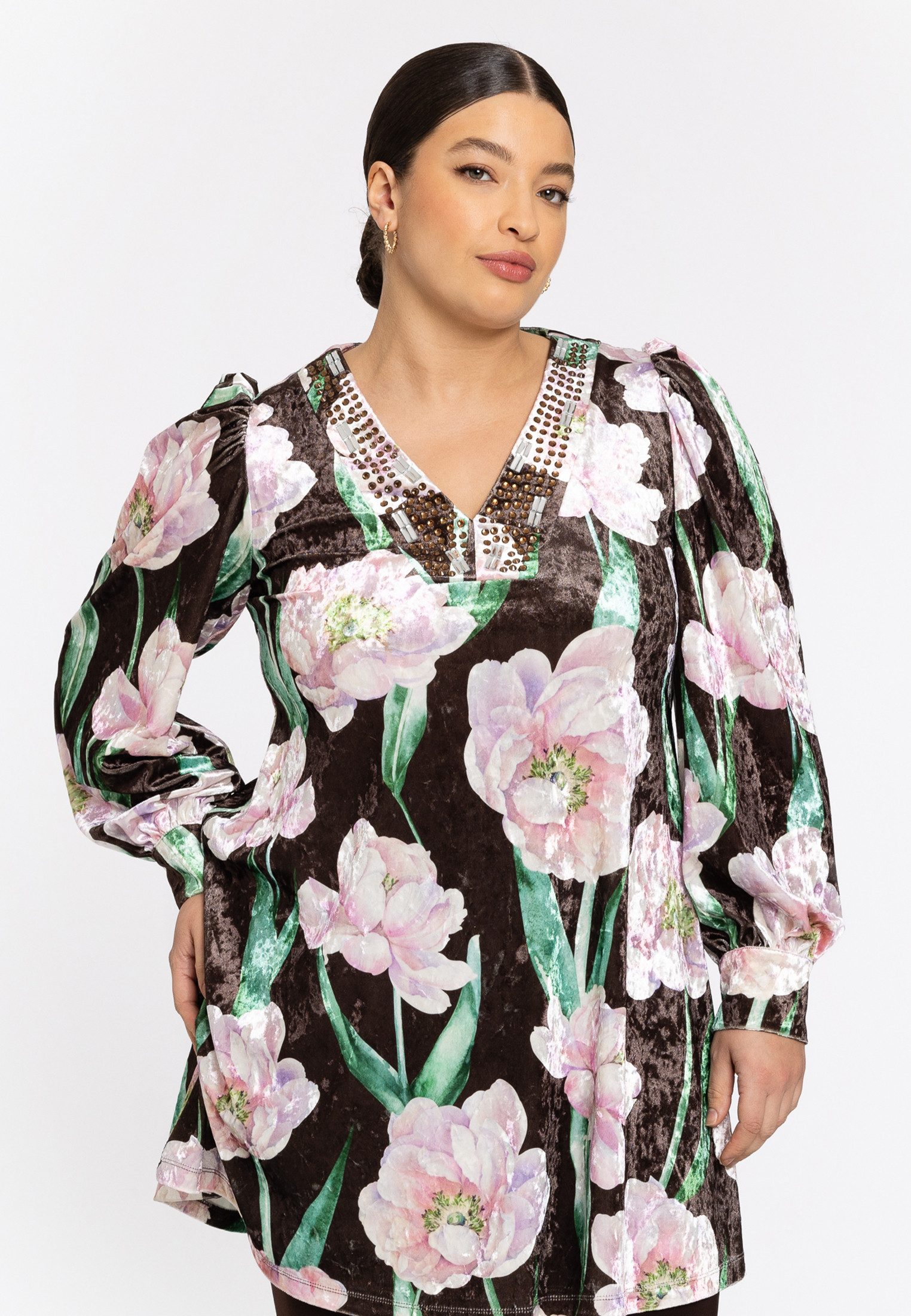 YOEK Tunika Damen Tunika Lockere Passform