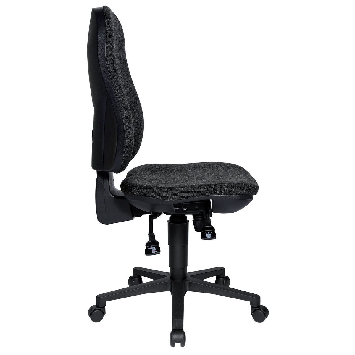 TOPSTAR Drehstuhl Drehstuhl Support SY - anthrazit ohne Armlehnen weiche Rollen.