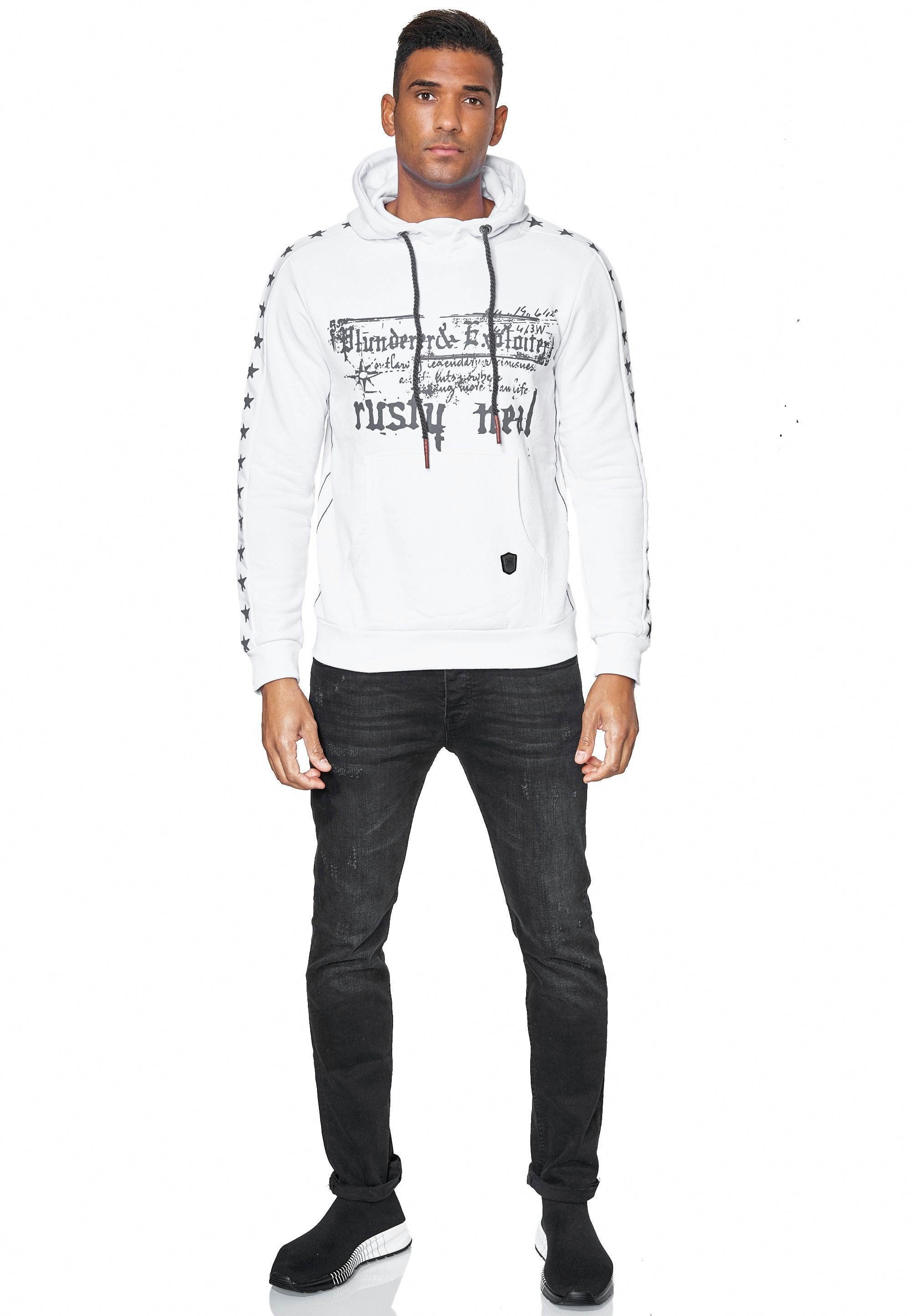 Rusty Neal Kapuzensweatshirt, mit plakativem Frontprint günstig online kaufen