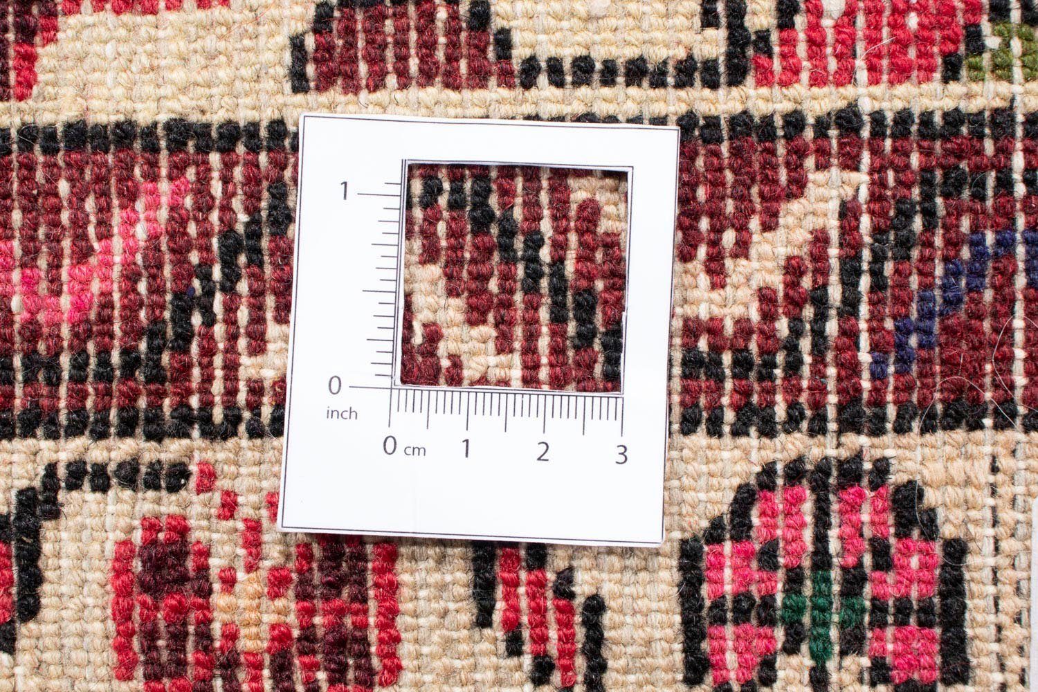 Orientteppich Zertifikat - Einzelstück mit Perser - Höhe: 10 103 morgenland, rechteckig, x Wohnzimmer, 152 rot, Nomadic Handgeknüpft, - mm, cm