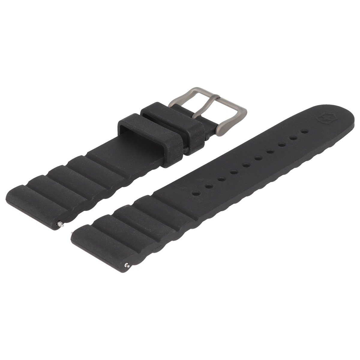 Victorinox Uhrenarmband 21mm Kunststoff Schwarz 005104.1