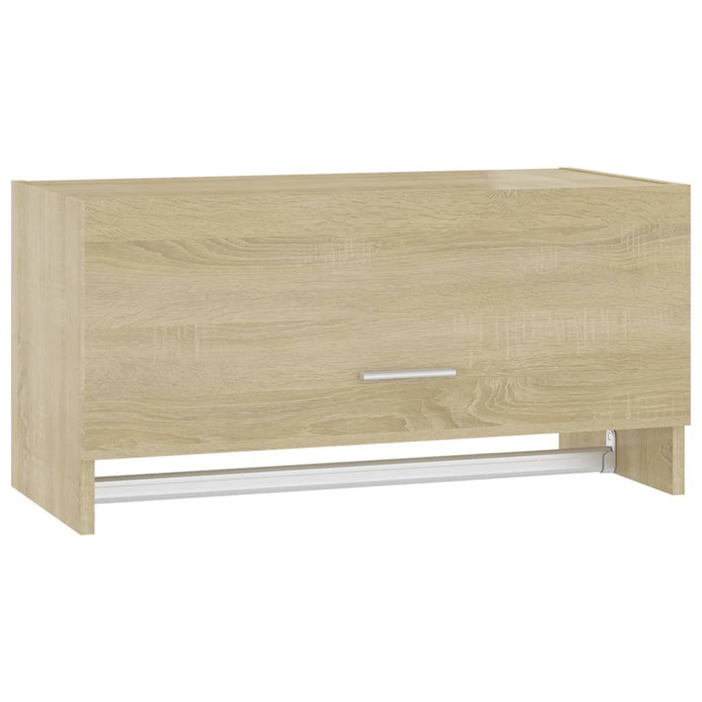 vidaXL Garderobe NA Garderobe Kleiderschrank 70x32,5x35 cm Spanplatte Sonoma Eiche