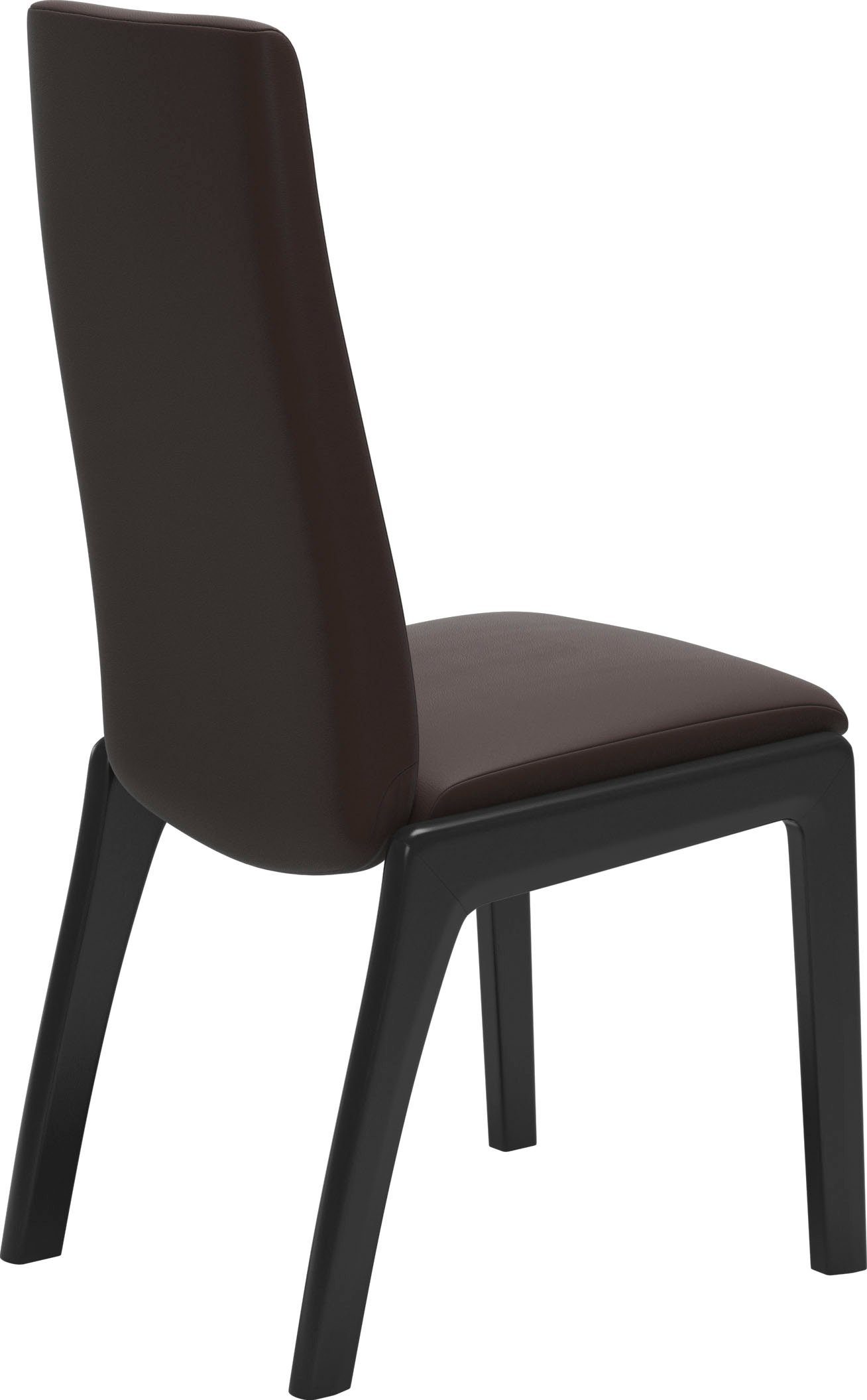 Stressless® Polsterstuhl Laurel, High Größe Back, mit Beinen abgerundeten Schwarz M, in