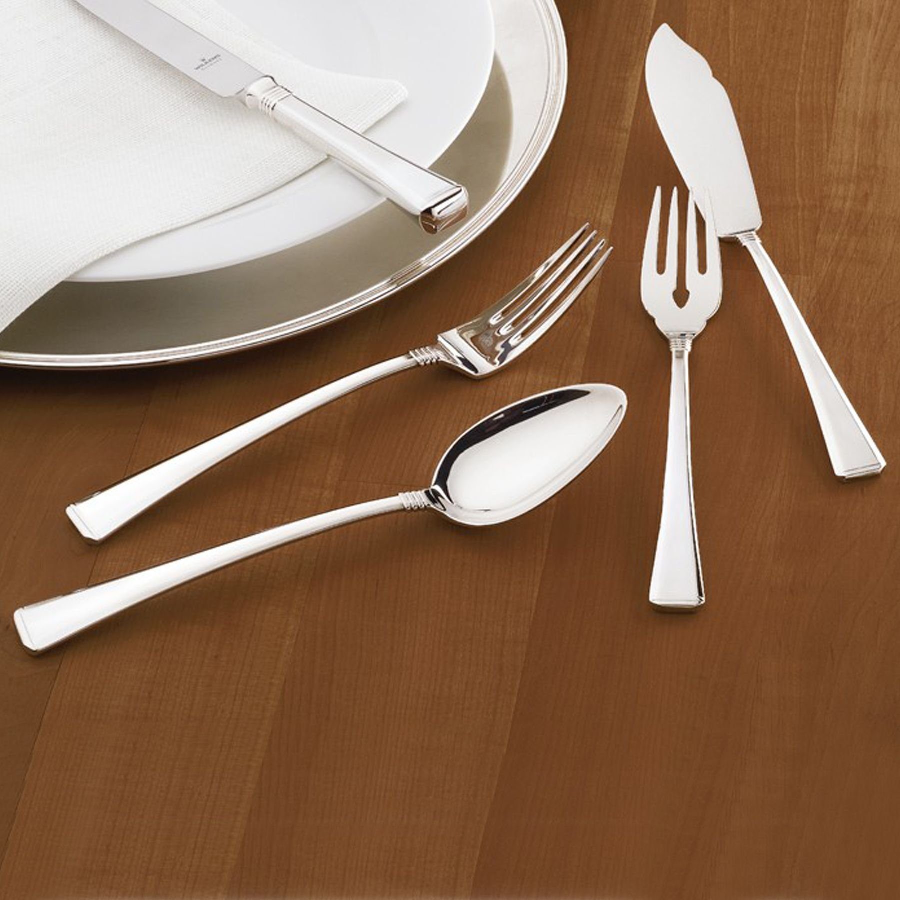 Besteck-Set (4-tlg), Royal Versilberung