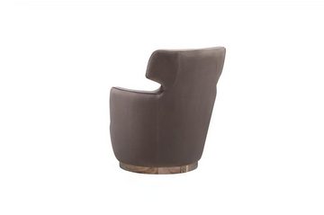 JVmoebel Sessel Moderne Sessel Stoff Sitzer Einsitzer Grau Clubsessel Ohrensessel (1-St., Sessel), Made in Europa