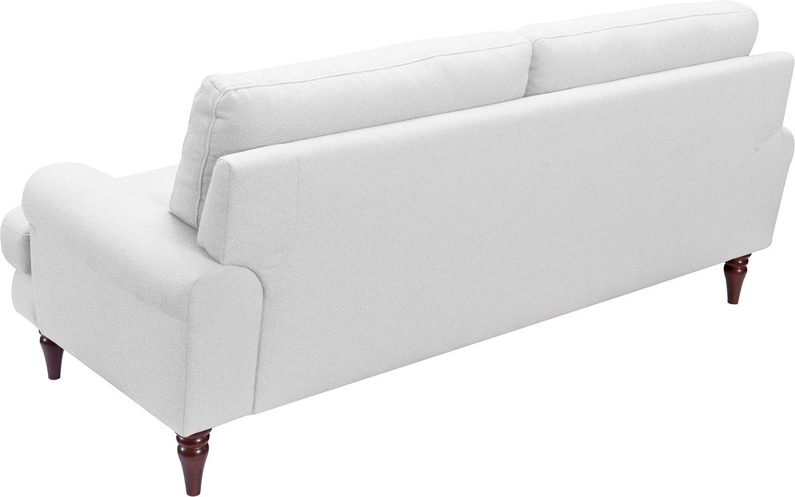 - Holzfüßen sofa Schaumstoffflocken-Füllung, 3-Sitzer, fashion inklusive Zierkissen mit exxpo und