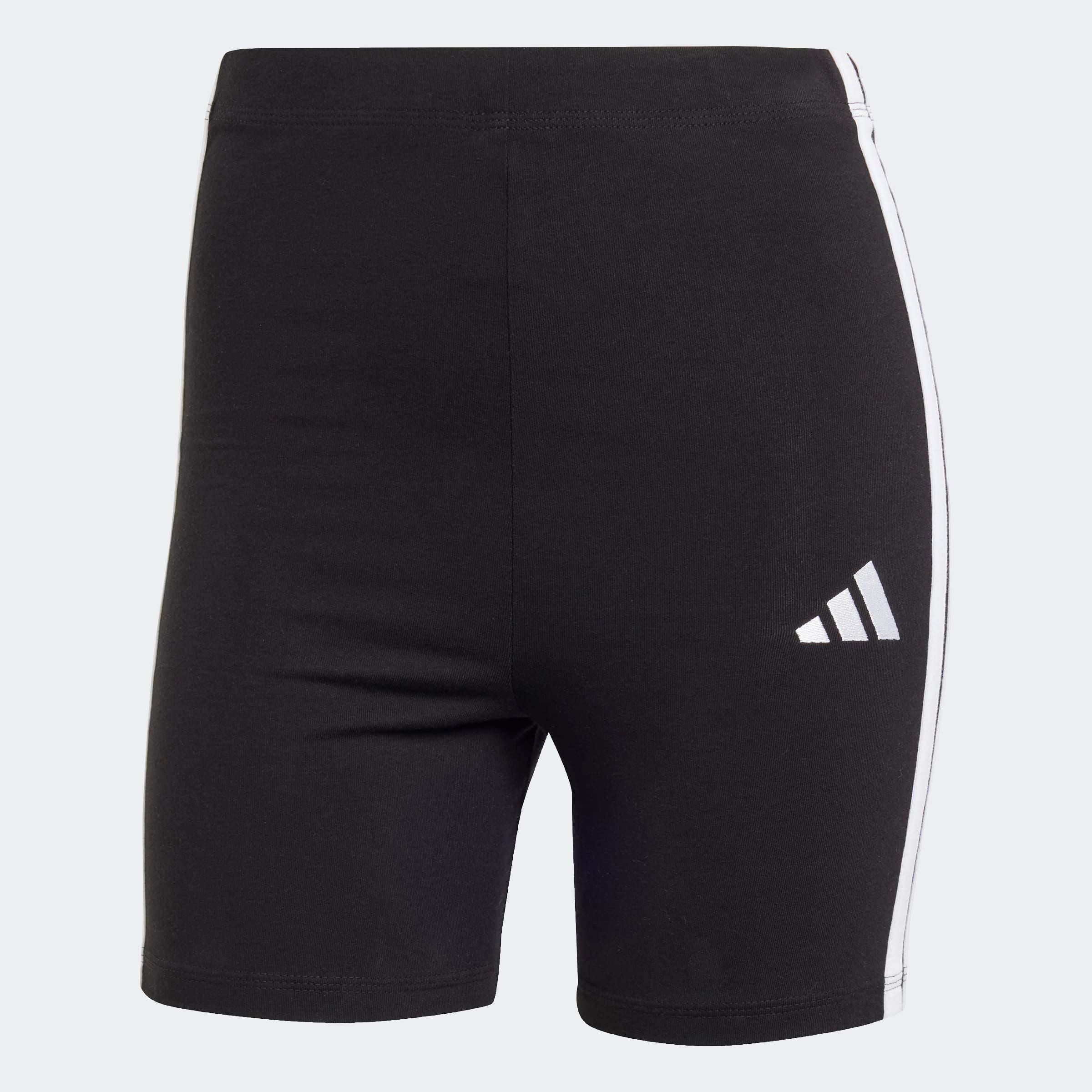 Shorts ESSENTIALS 3-STREIFEN HIGH WAISTED KURZE LEGGINGS