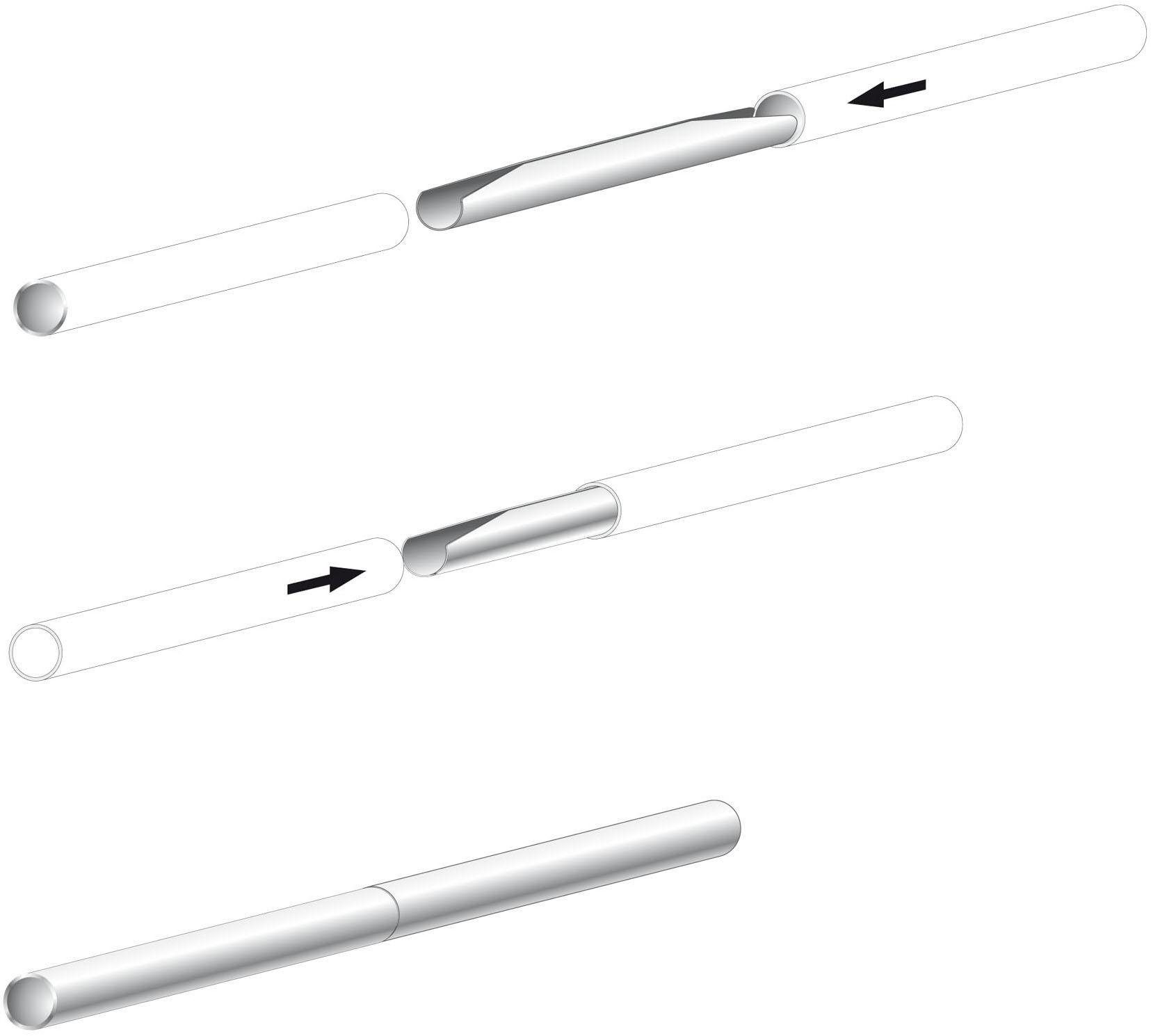 Liedeco Verbinder, Gardinenstangen, (1-St), für Rohre günstig online kaufen