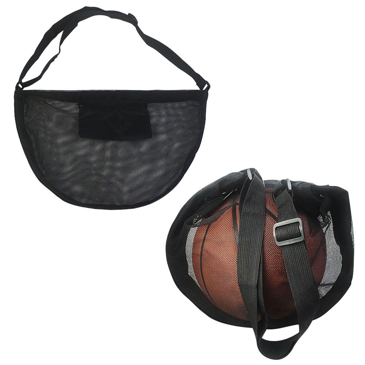 Zoclack Balltasche Verstellbare Basketball Schultertasche,Ball-Aufbewahrungstasche