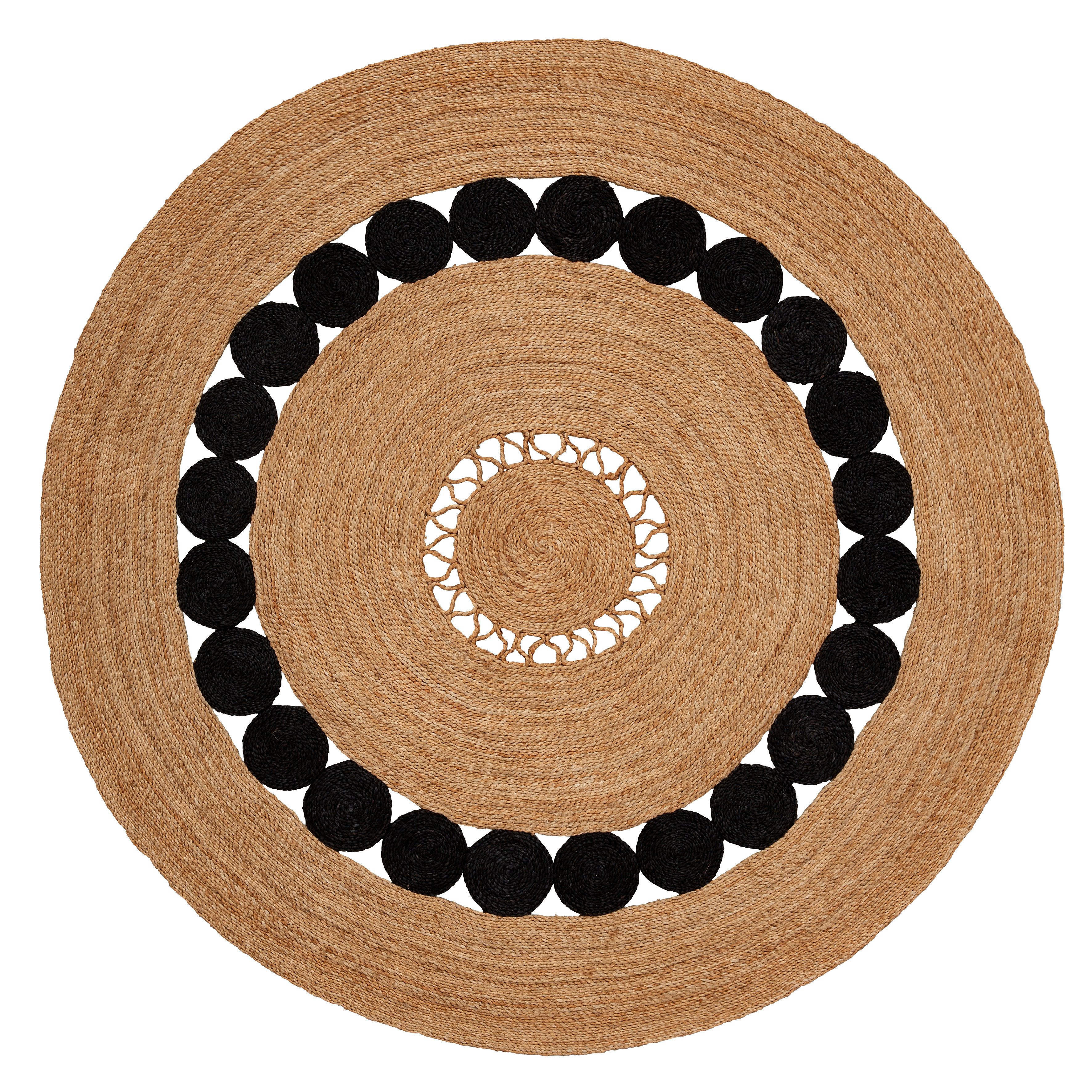 my home Teppich Naturala, Jute-Teppich, handgefertigt, günstig online kaufen