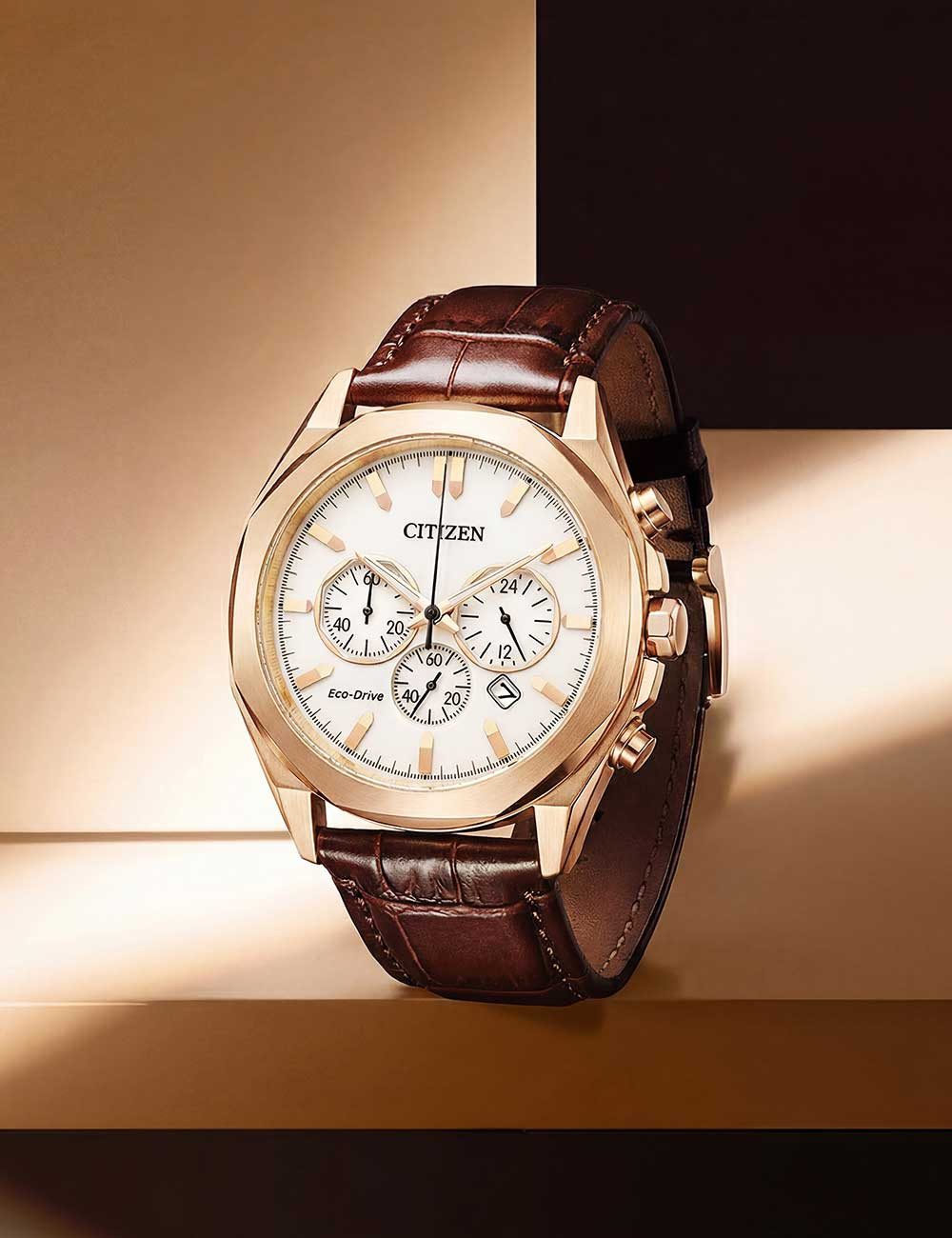 Citizen Quarzuhr Citizen CA4593-15A Herrenuhr Eco-Drive Chronograph 41mm 10ATM Citizen CA4593-15A Herrenuhr Eco-Drive Chronograph 41mm 10ATM
