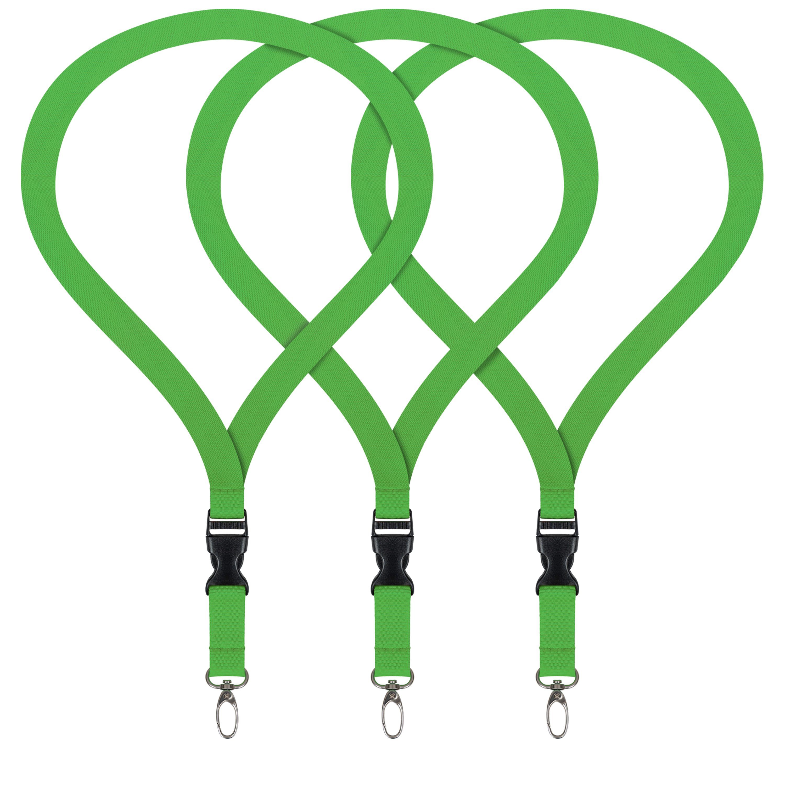 WEBBOMB Schlüsselanhänger 3x Lanyard unbedruckt Schlüsselbänder günstig online kaufen
