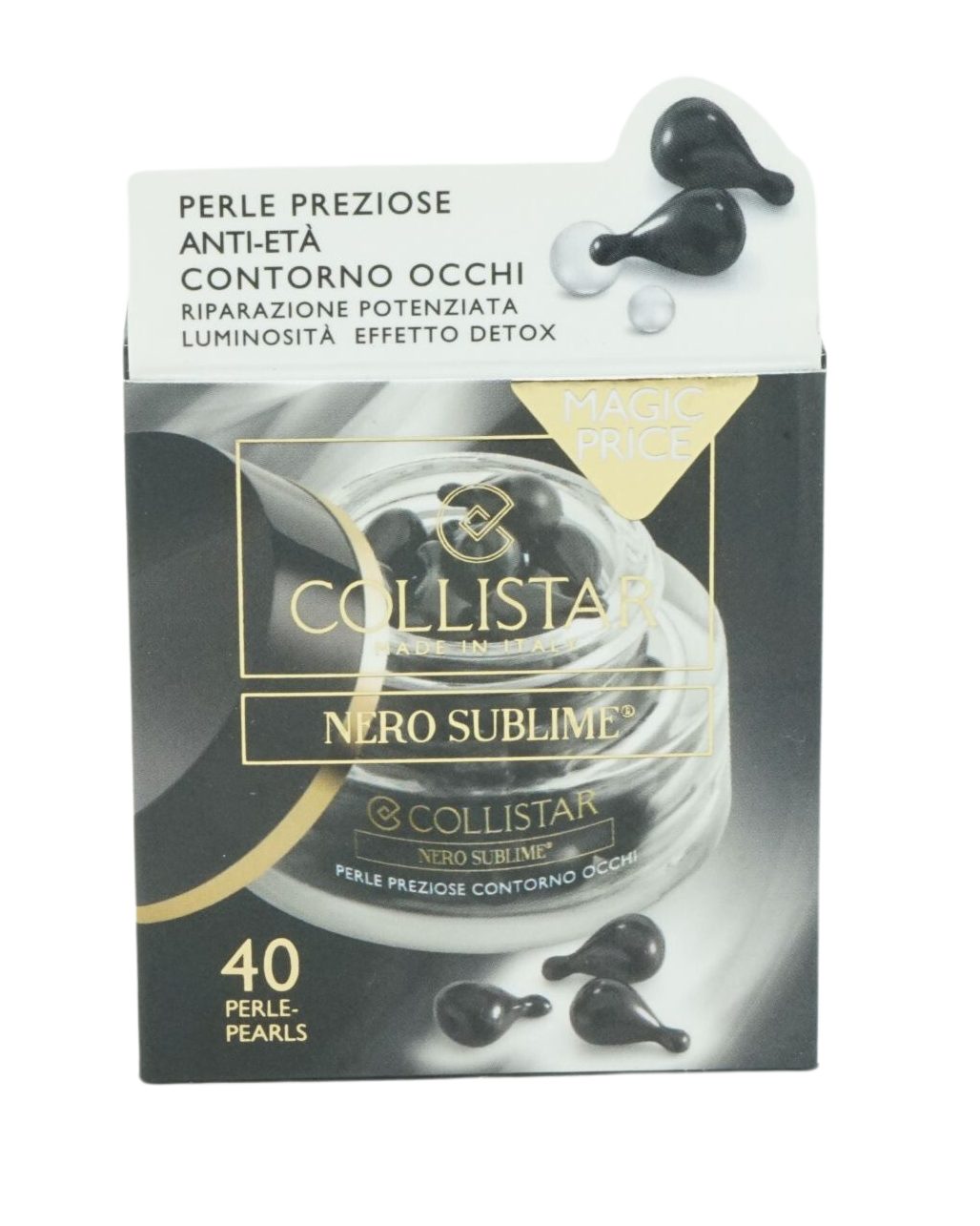Collistar Efektiv COLLISTAR Detox Nero Straffungspflege 40 Sublime Perlen