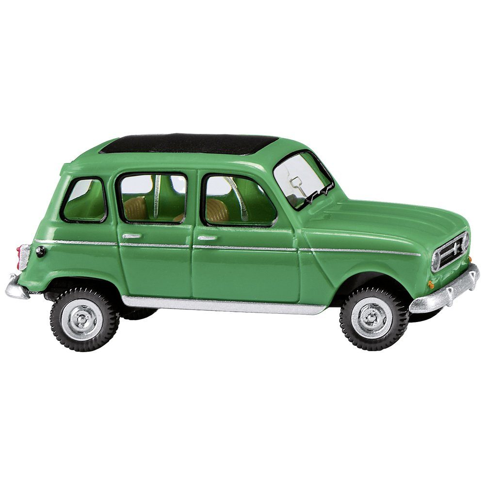 Wiking Modelleisenbahn-Straße Wiking 0224 46 H0 PKW Modell Renault R4 mit Faltdach grün