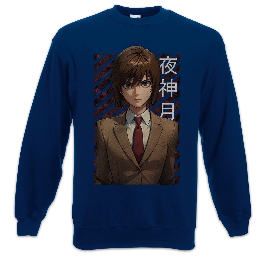 Urban Backwoods Sweatshirt Death Note Light Yagami Sweatshirt Light Note Kira Yagami L Sign Logo (1-tlg) Death Ryuk Series Serie
