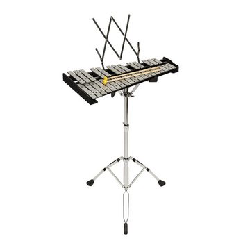 Stagg Glockenspiel BELL-SET 32 Glockenspiel Set 32 Klangplatten inkl. Stativ Tasche Üb...