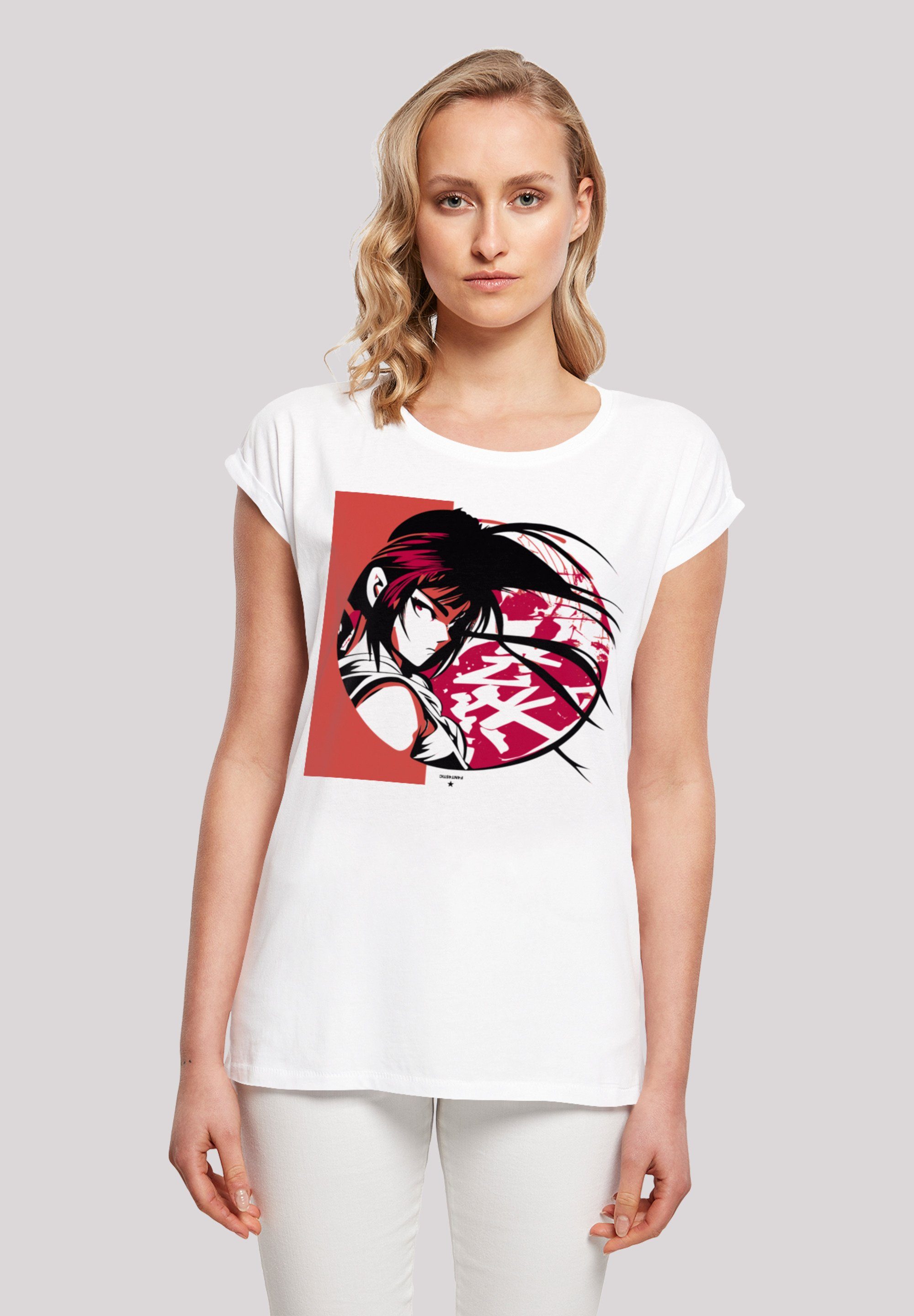 F4NT4STIC T-Shirt Manga Girl Japan M ist trägt Größe und Das cm 170 groß Model Print