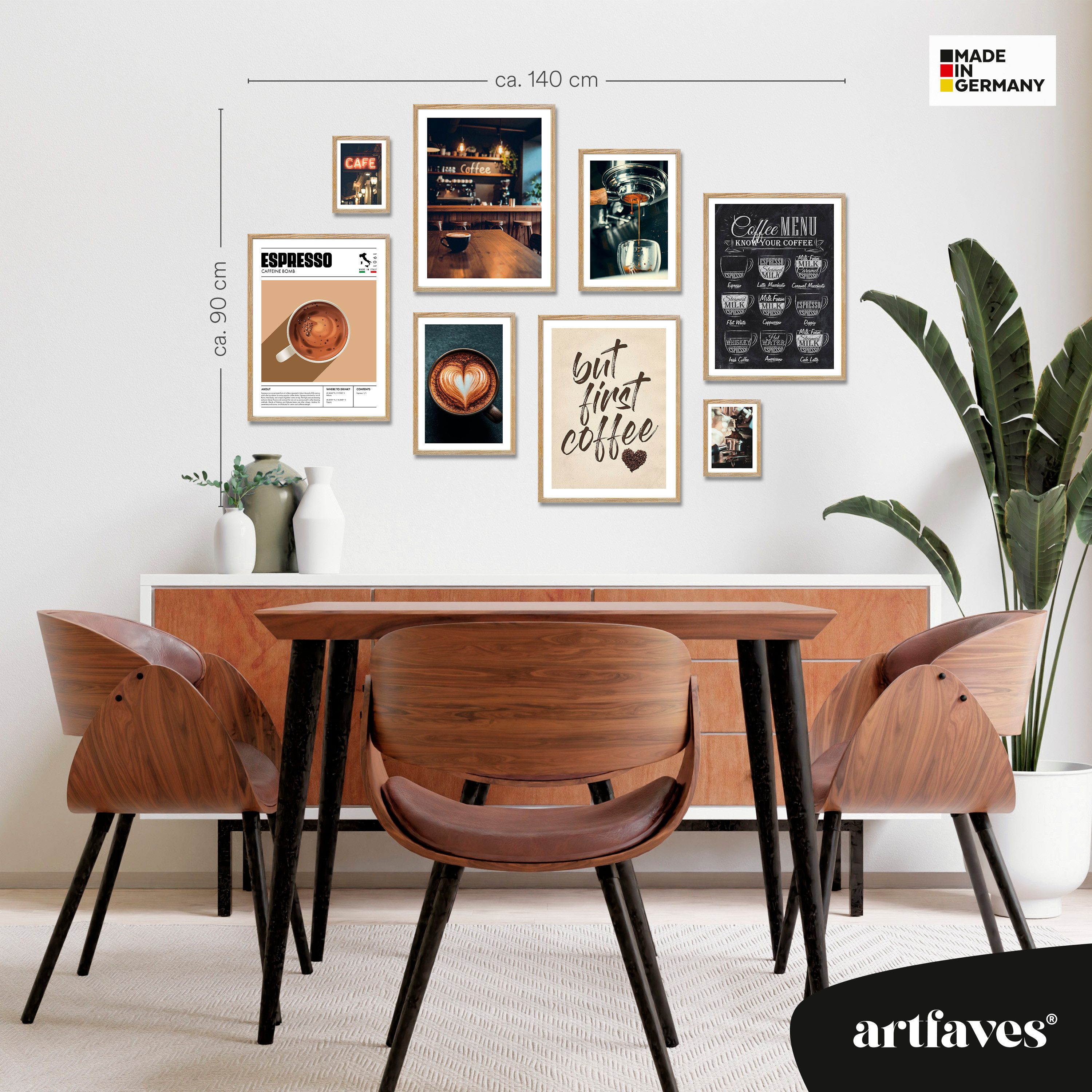 ARTFAVES Bilder-Collage Poster Set - COFFEE günstig online kaufen