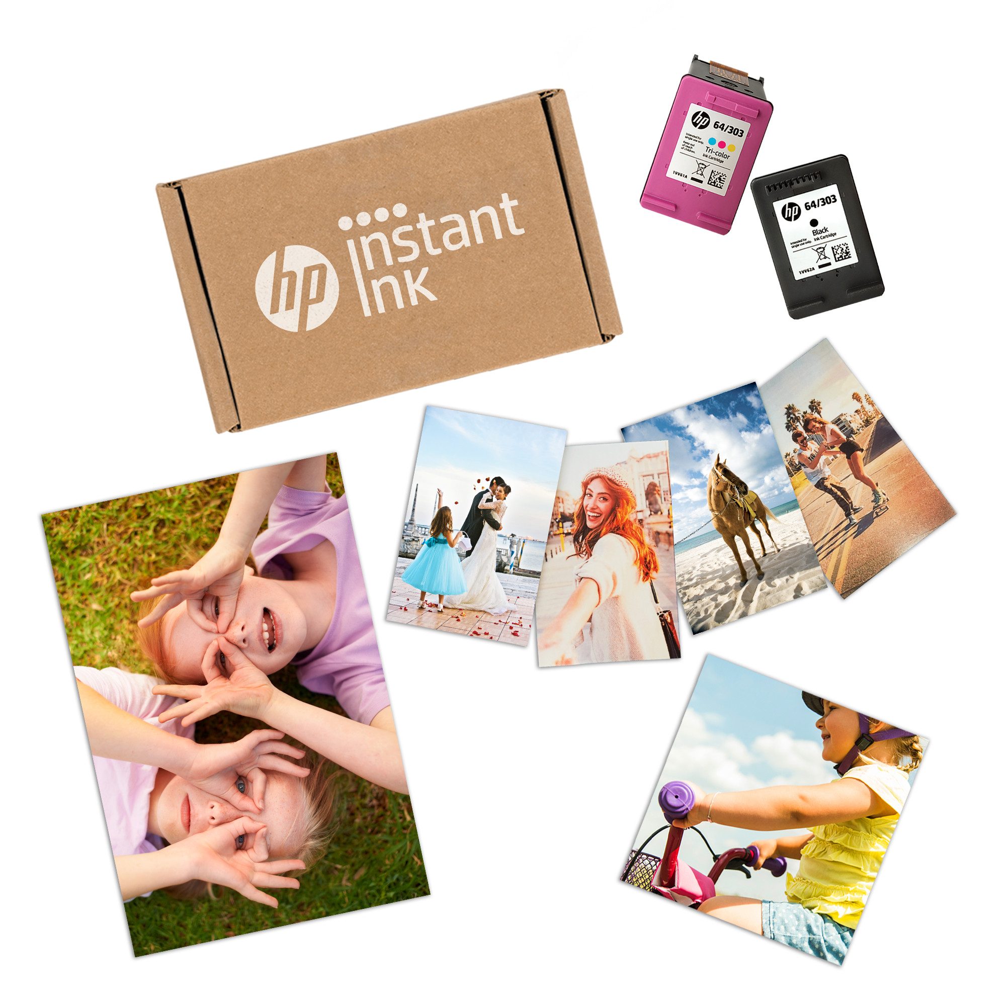 HP HP Advanced Fotopapier, glänzend - 100 Blatt/10x15 Tintenpatrone