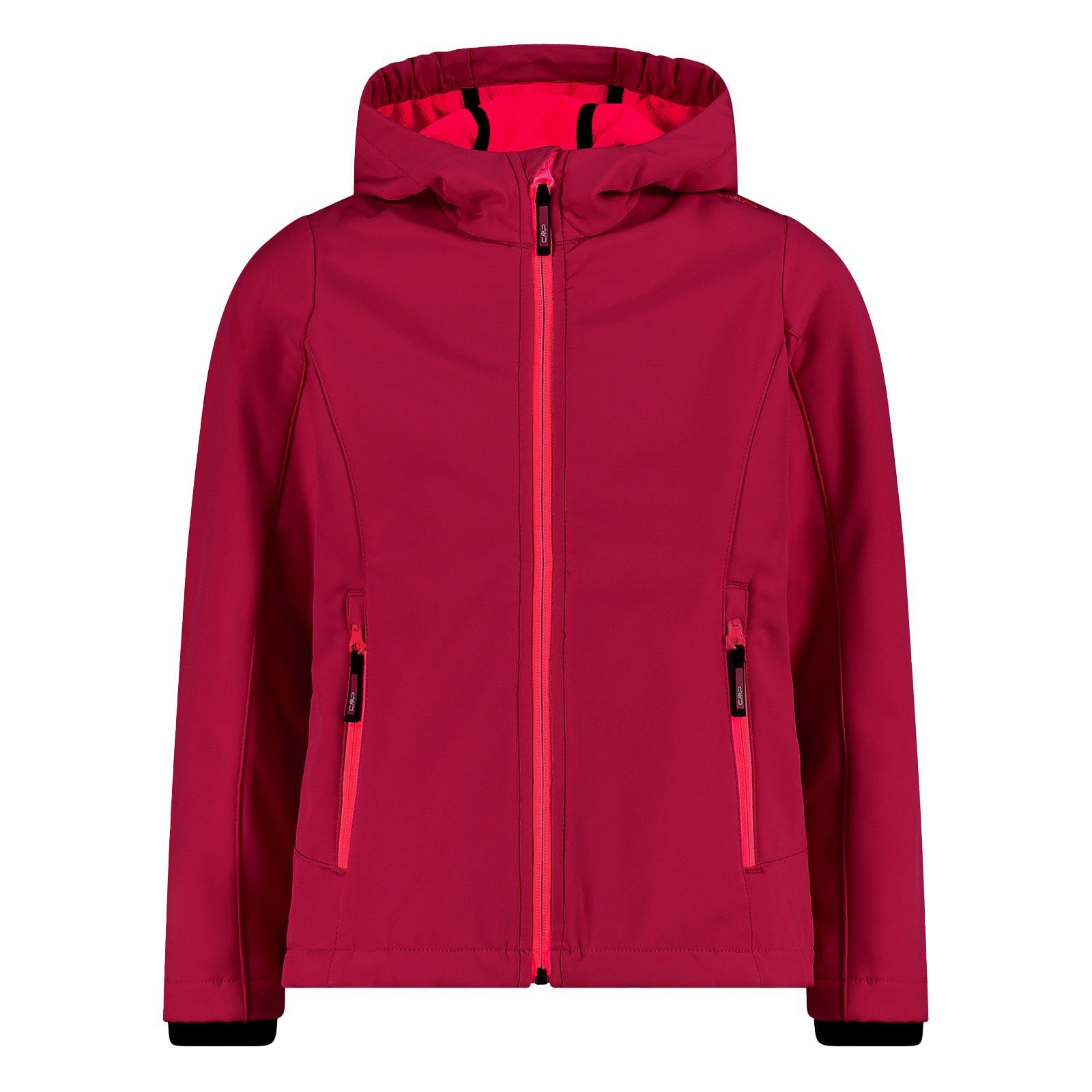 CMP Softshelljacke Jacket Fix Hood fuxia H814 mit Protect® Clima Technologie