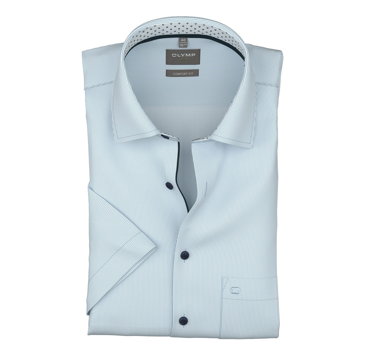 OLYMP Kurzarmhemd Luxor Businesshemd, comfort fit, New-Kentkragen