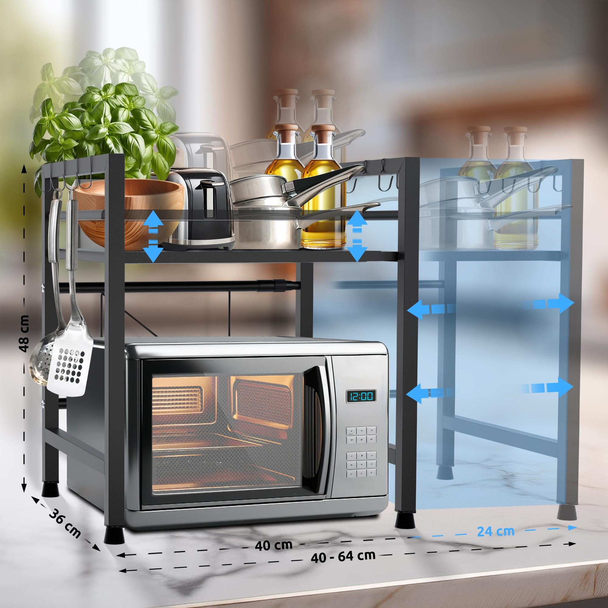 CLP Küchenregal Marana, Verstellbar in Breite günstig online kaufen