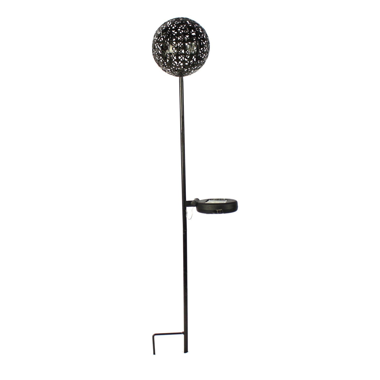 Solarleuchte LED Braun Luna, HTI-Living LED Solarlaterne Flower