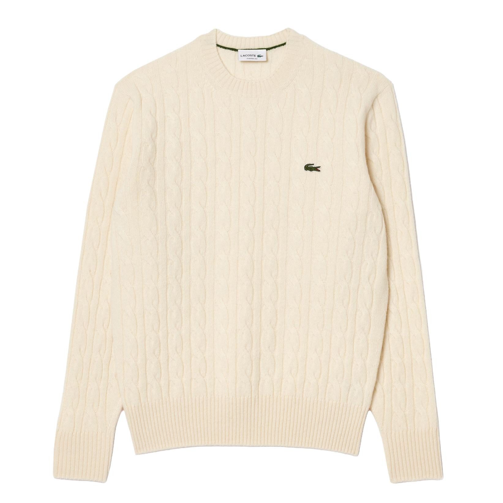 Lacoste Sweatshirt Lacoste Cable Knit Sweater  günstig online kaufen