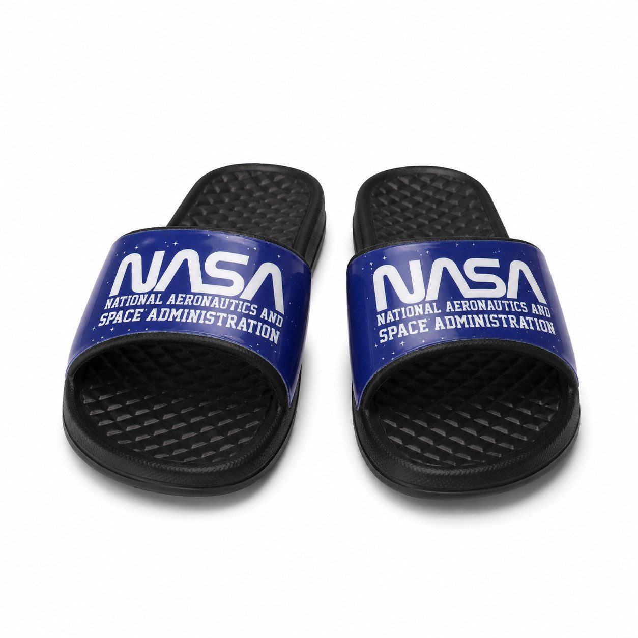 NASA NASA Space Center Kinder Badelatschen Badeschuhe Gr. 27–34 Blau Sandale