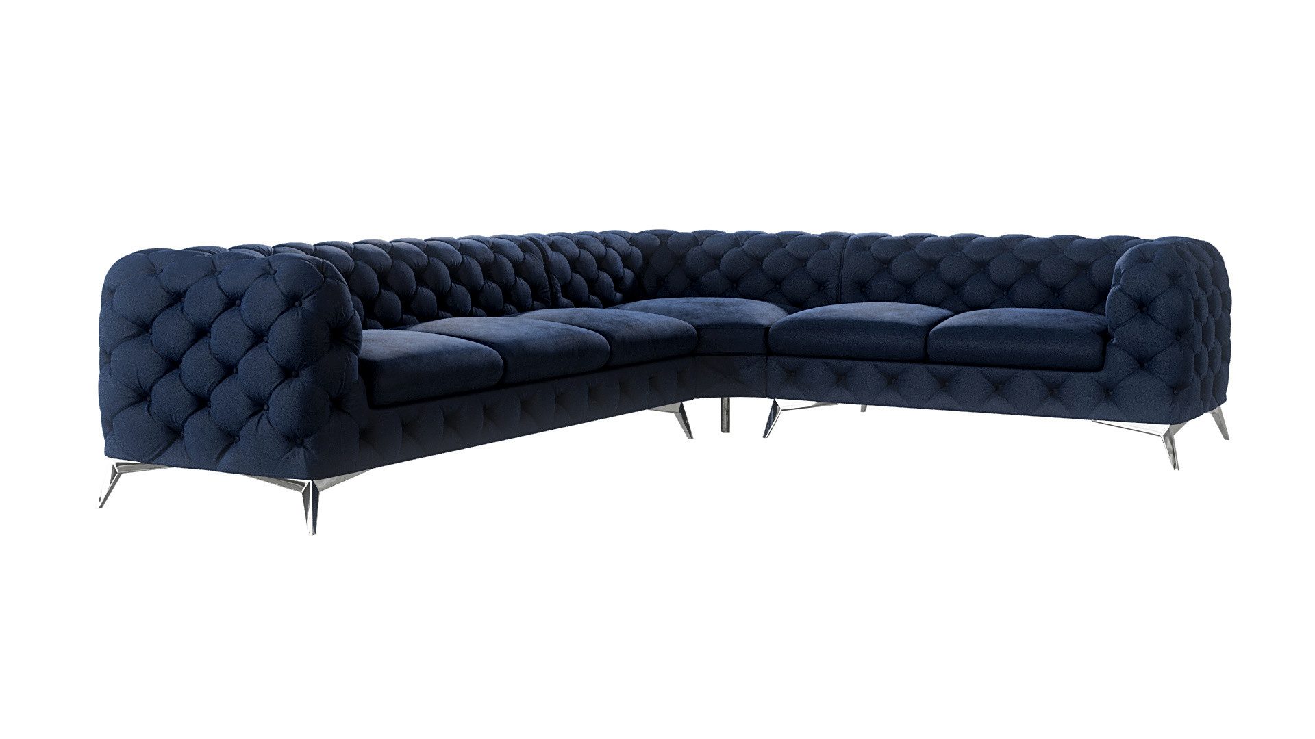 S-Style Möbel Ecksofa Kalina, Chesterfield mit günstig online kaufen