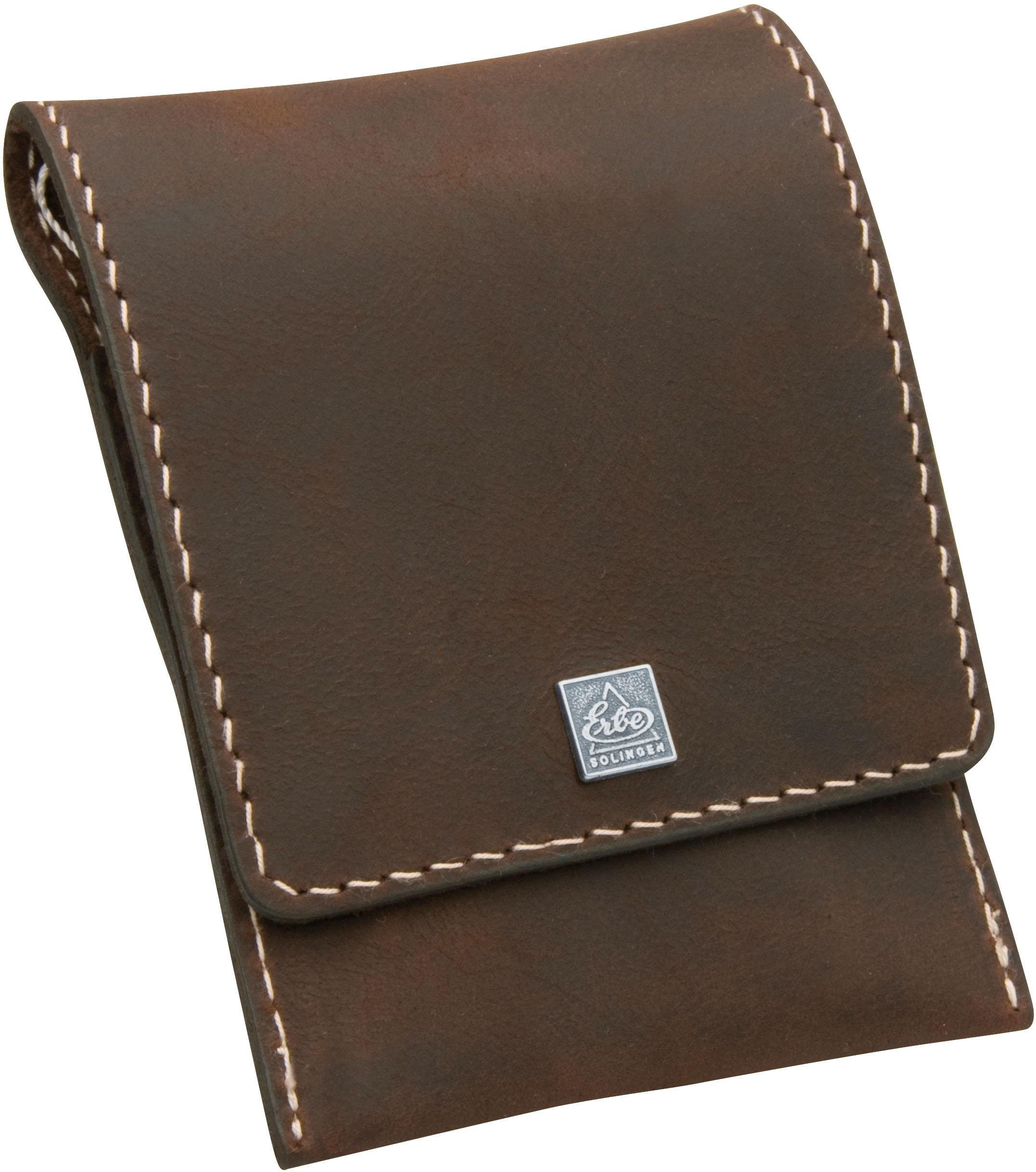 ERBE Maniküre-Etui, 5 tlg., Rindleder-Etui mit Druckknopf günstig online kaufen